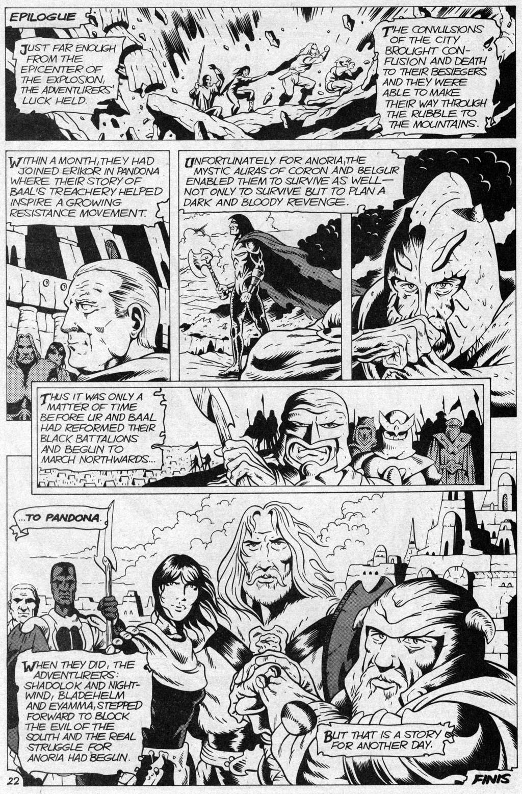 Read online Adventurers (1989) comic -  Issue #6 - 22