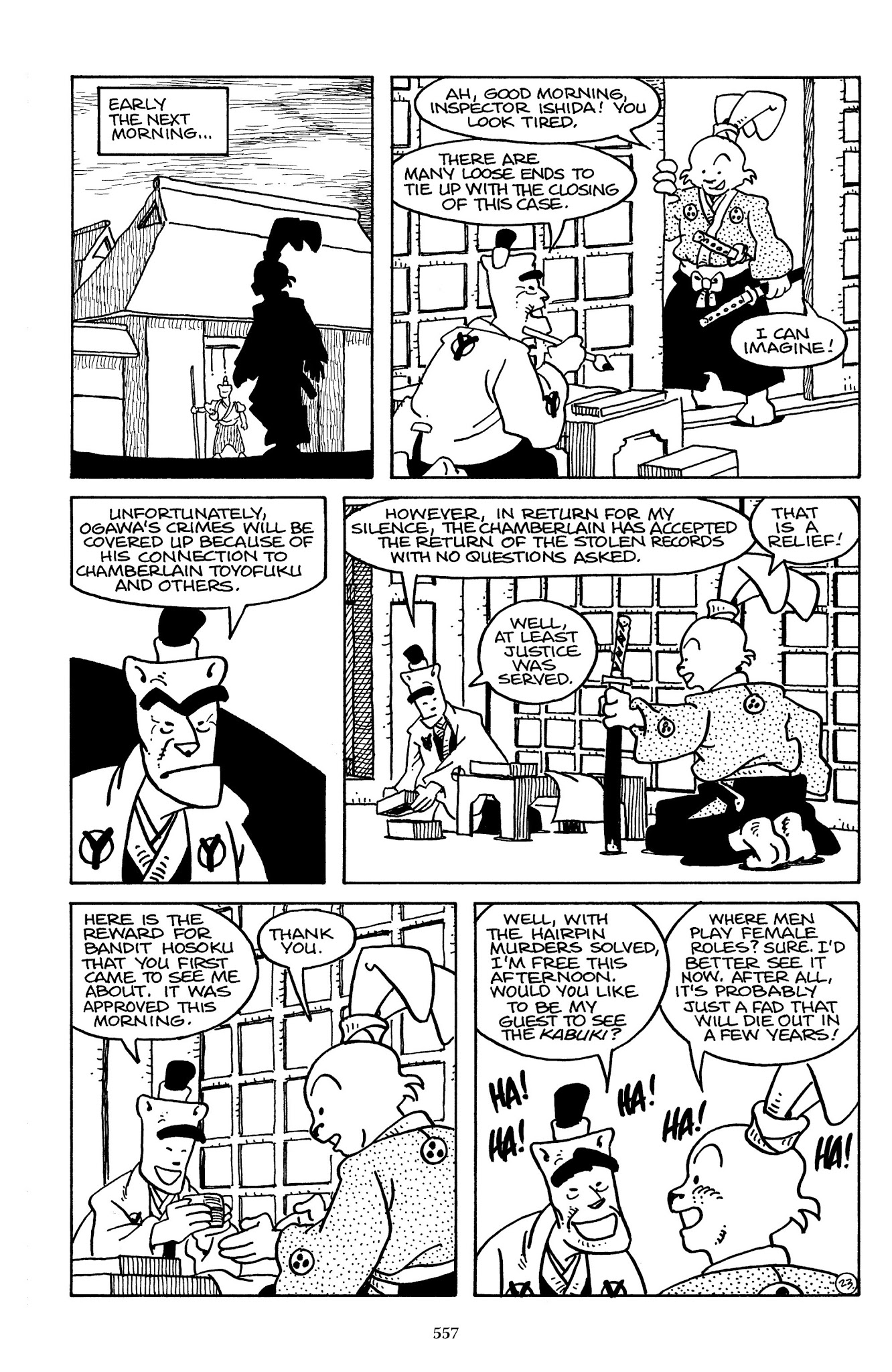 Read online The Usagi Yojimbo Saga comic -  Issue # TPB 2 - 550
