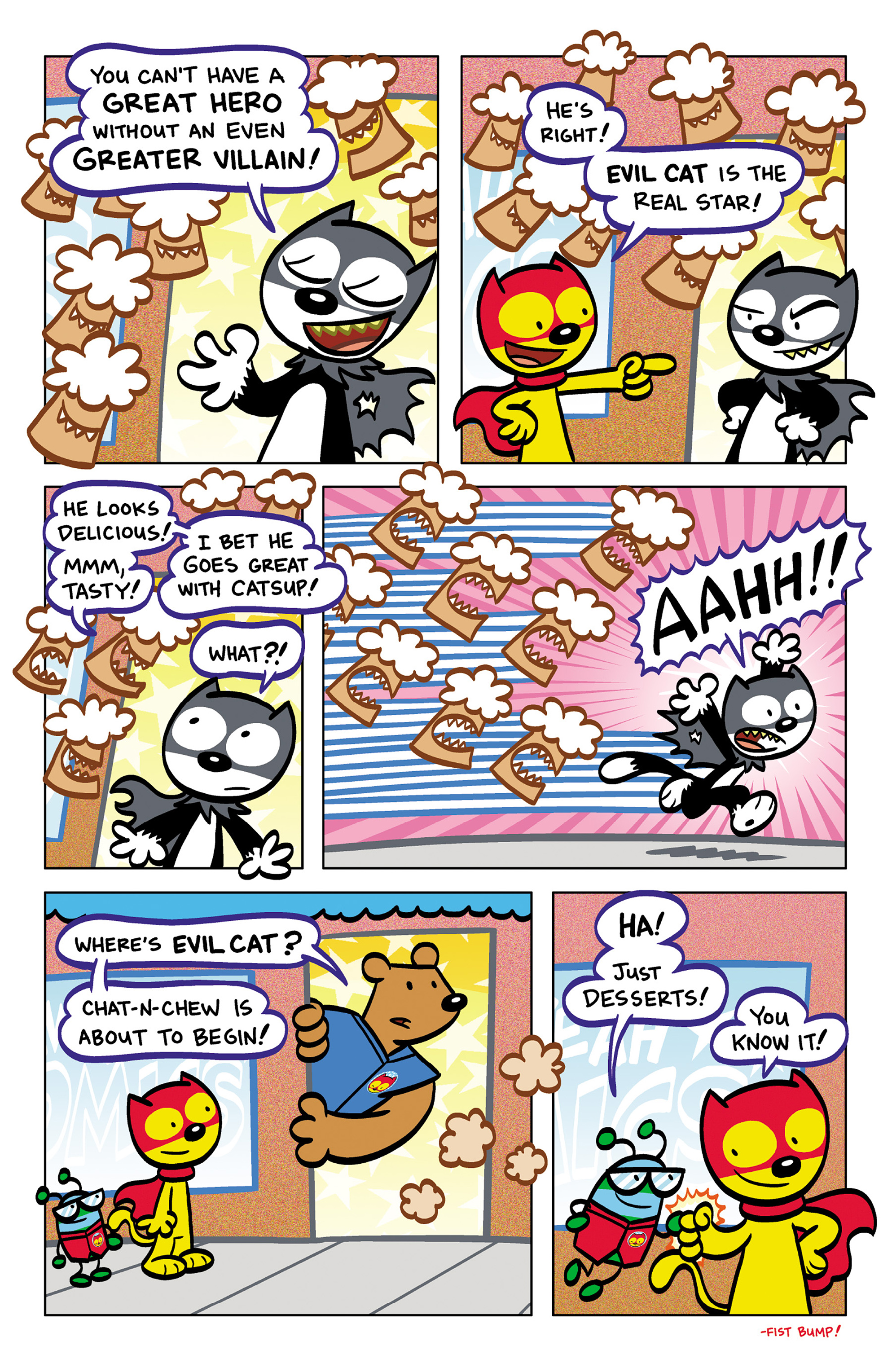Read online Aw Yeah Comics: Action Cat & Adventure Bug comic -  Issue #3 - 22