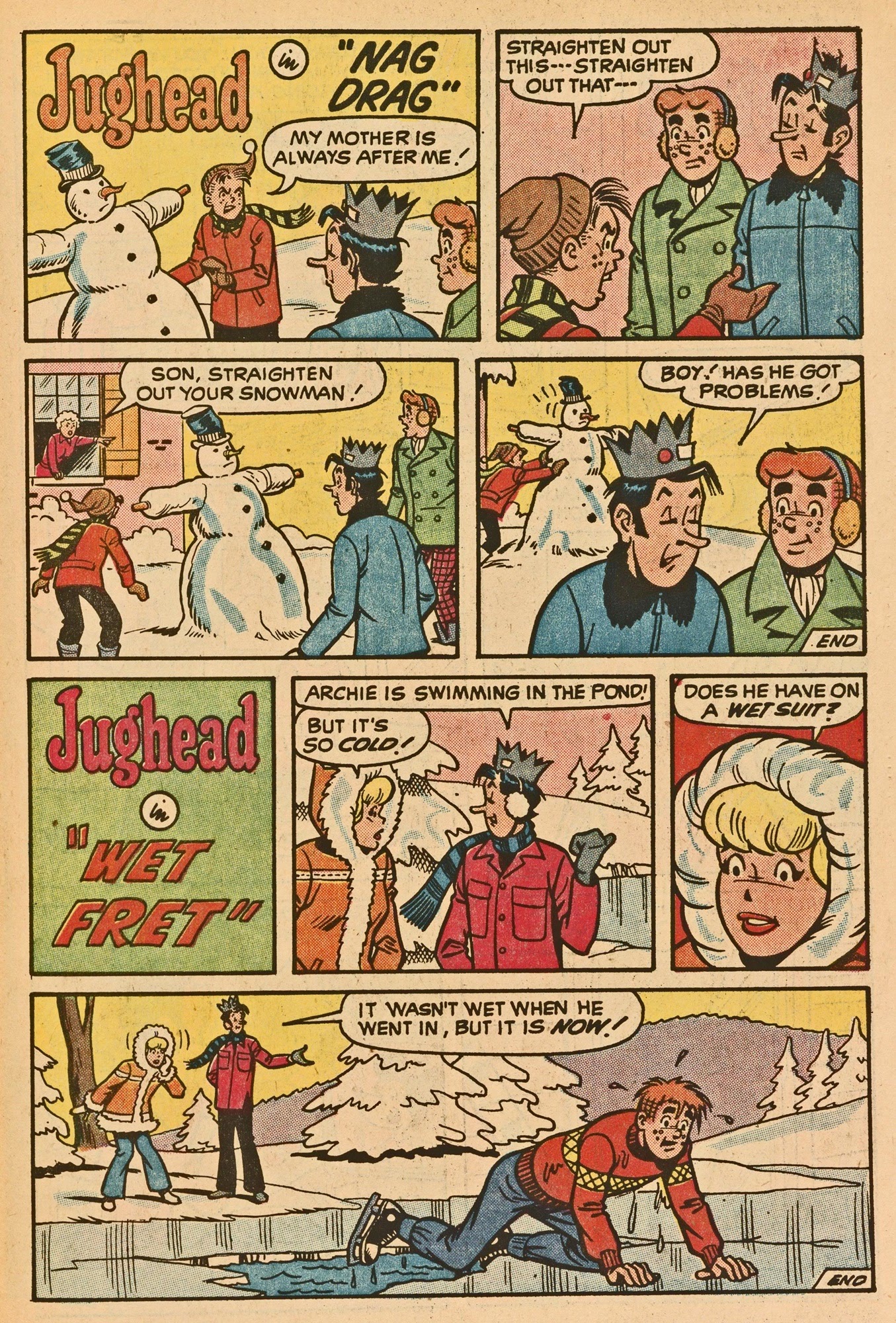Read online Jughead's Jokes comic -  Issue #28 - 31