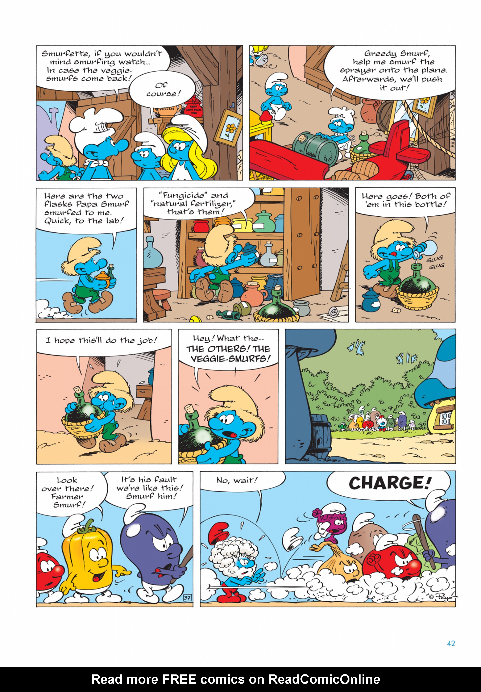 Read online The Smurfs comic -  Issue #26 - 42