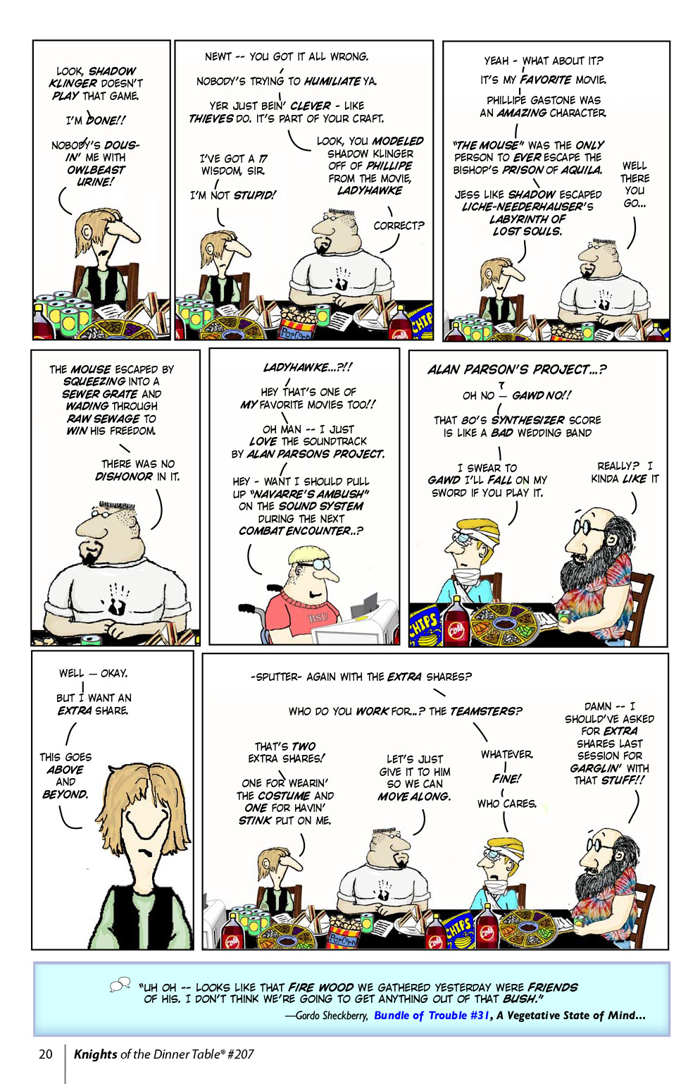 Read online Knights of the Dinner Table comic -  Issue #207 - 22