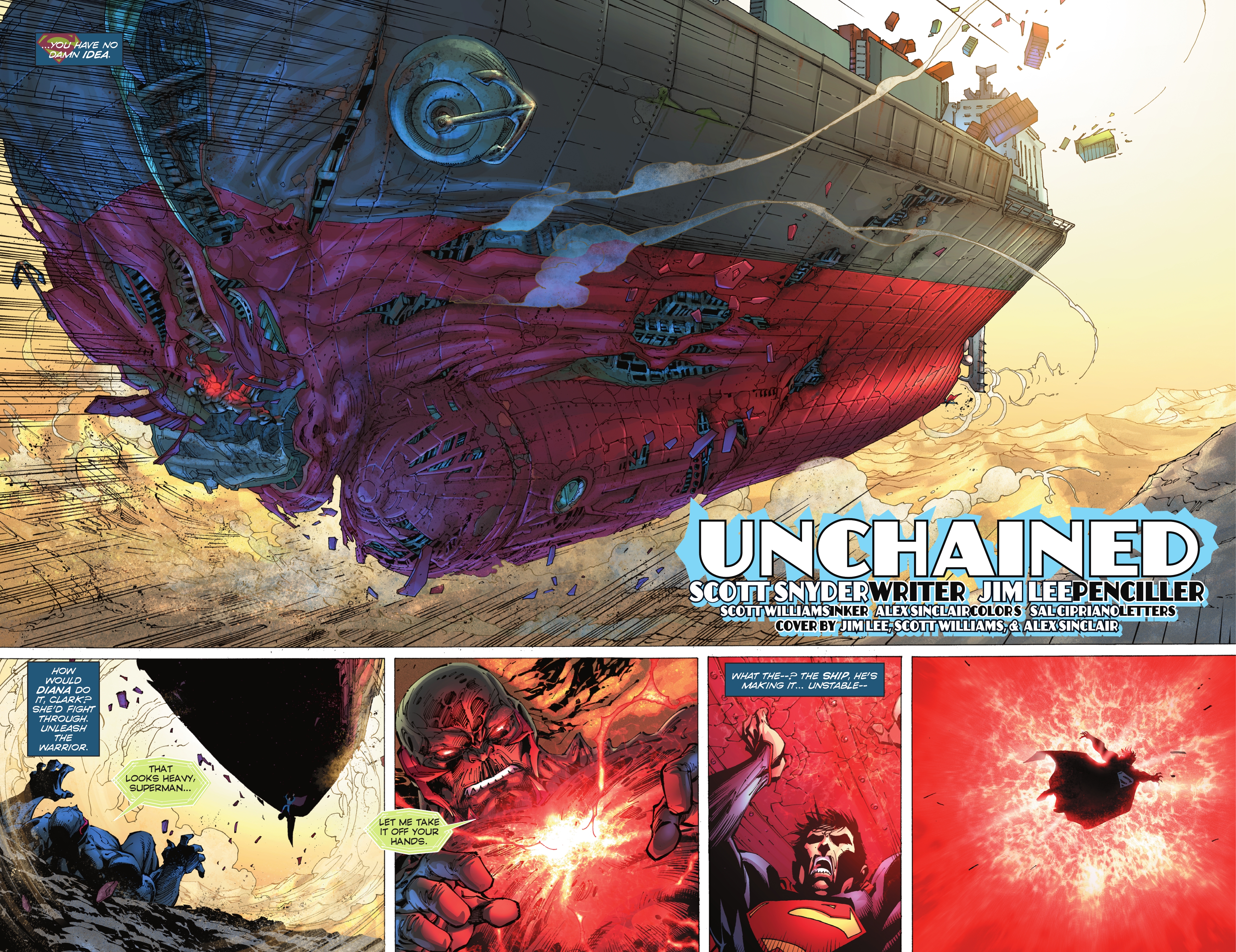 Read online Superman Unchained Deluxe Edition comic -  Issue # TPB (Part 2) - 84