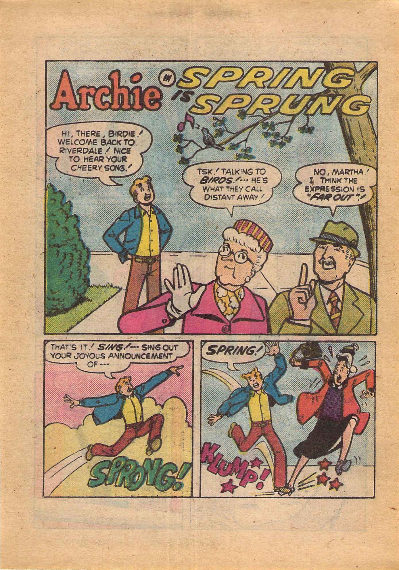 Read online Archie's Double Digest Magazine comic -  Issue #34 - 253