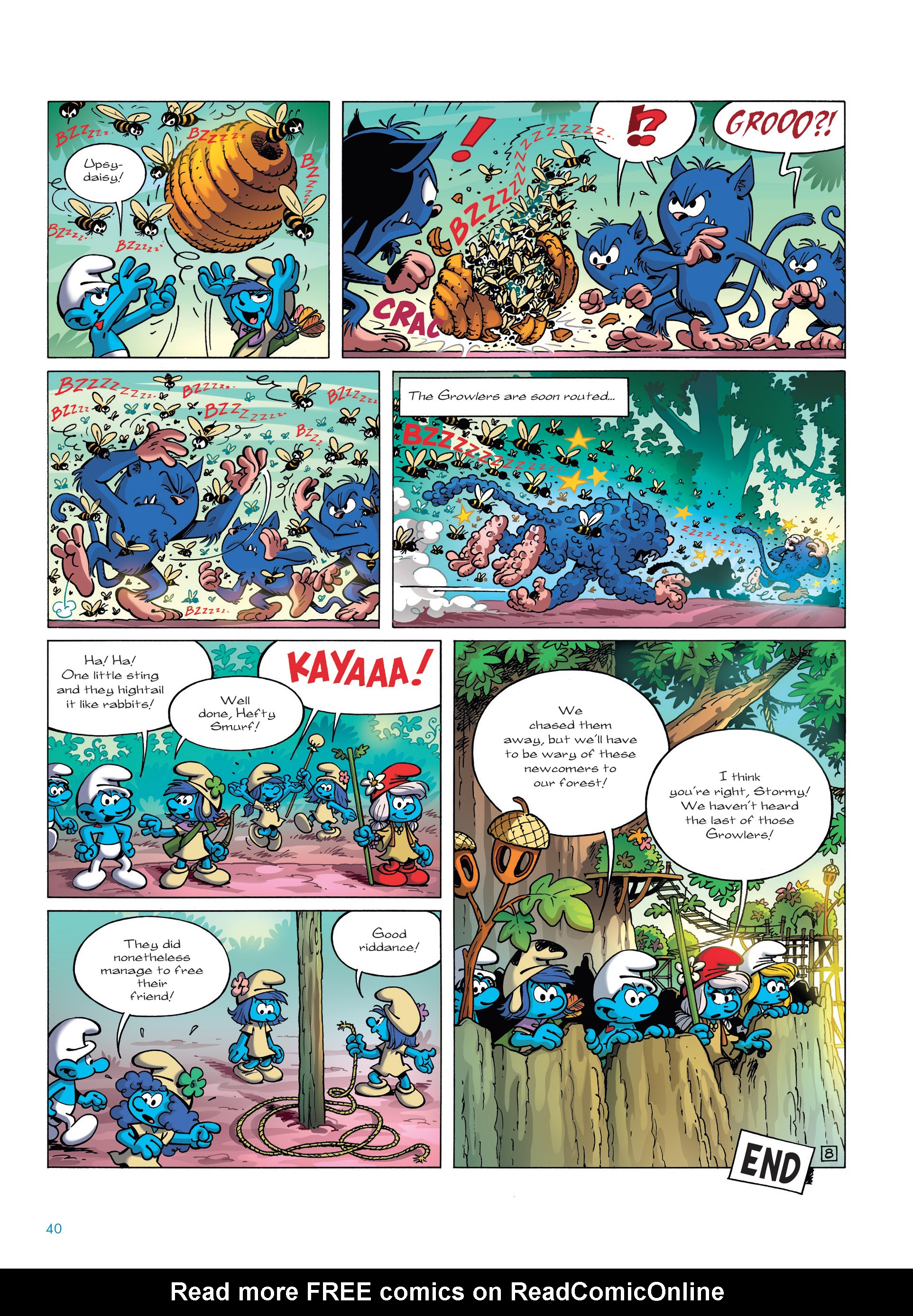 Read online Smurfs: The Village Behind The Wall comic -  Issue #1 - 40