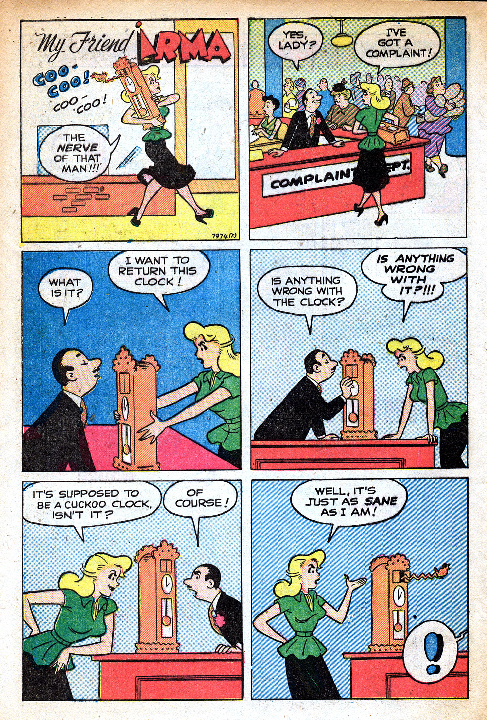 Read online My Friend Irma comic -  Issue #8 - 40