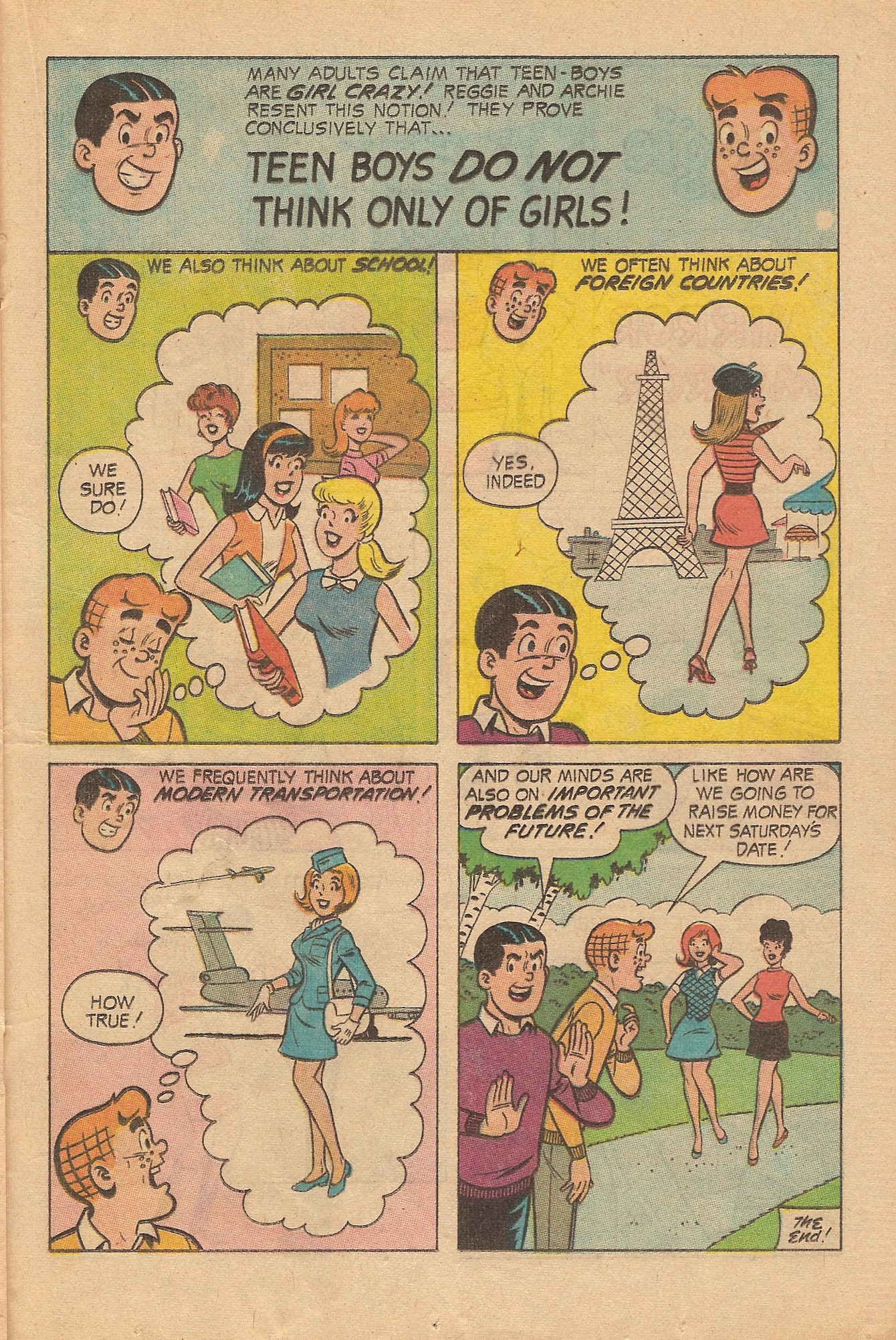 Read online Reggie's Wise Guy Jokes comic -  Issue #1 - 21