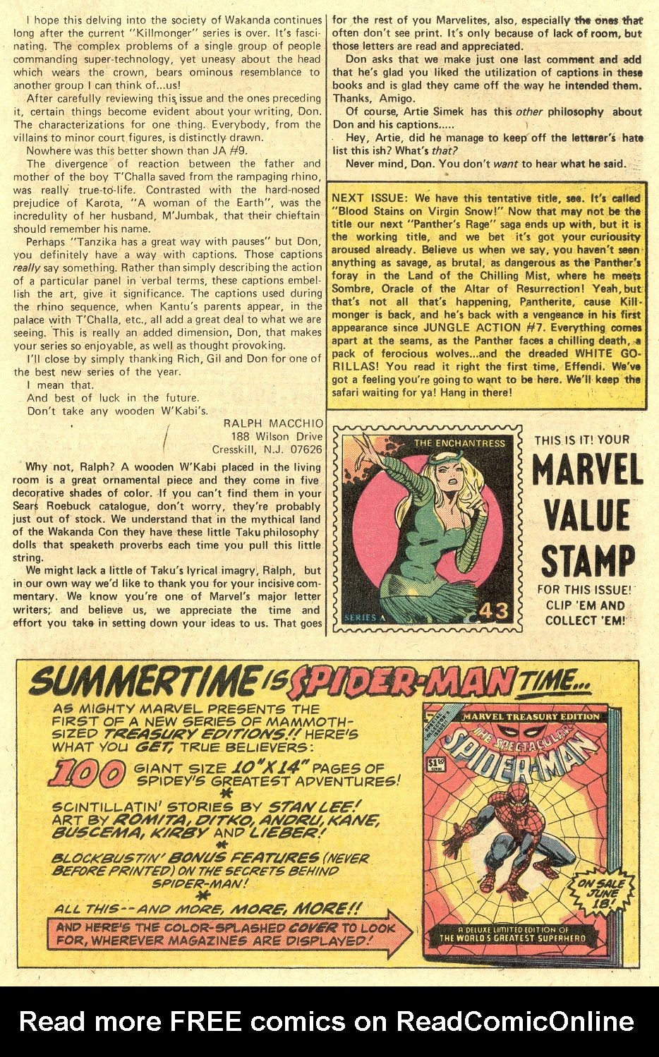 Read online Jungle Action (1972) comic -  Issue #11 - 20