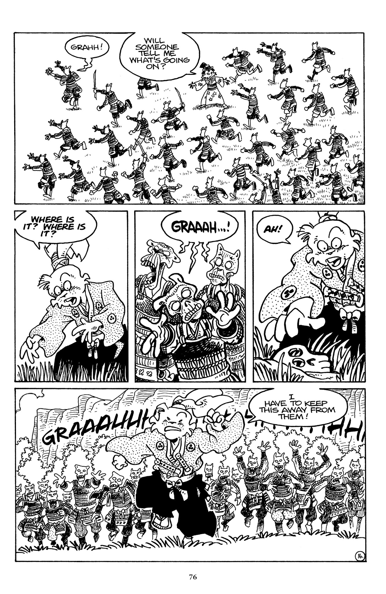 Read online The Usagi Yojimbo Saga comic -  Issue # TPB 7 - 74