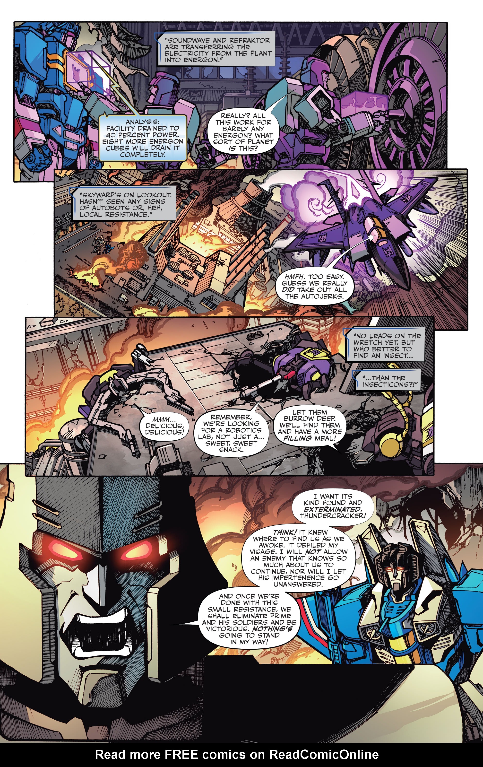 Read online Transformers vs. the Terminator comic -  Issue #3 - 9