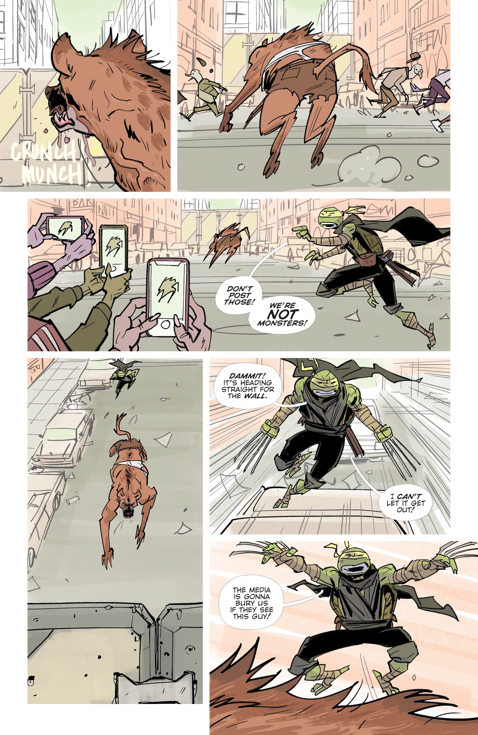 Read online Teenage Mutant Ninja Turtles: Jennika II comic -  Issue #1 - 12