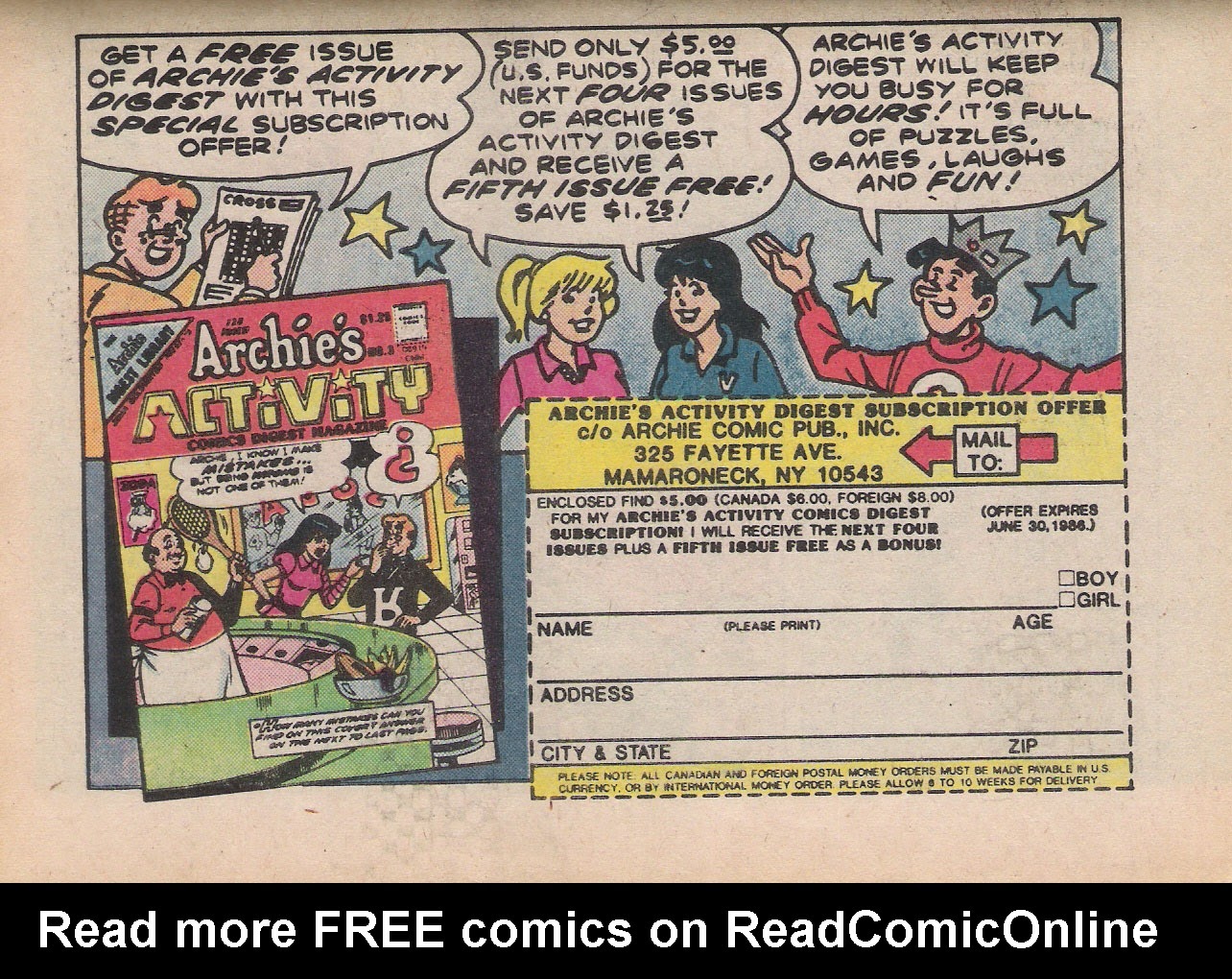 Read online Archie Digest Magazine comic -  Issue #77 - 66