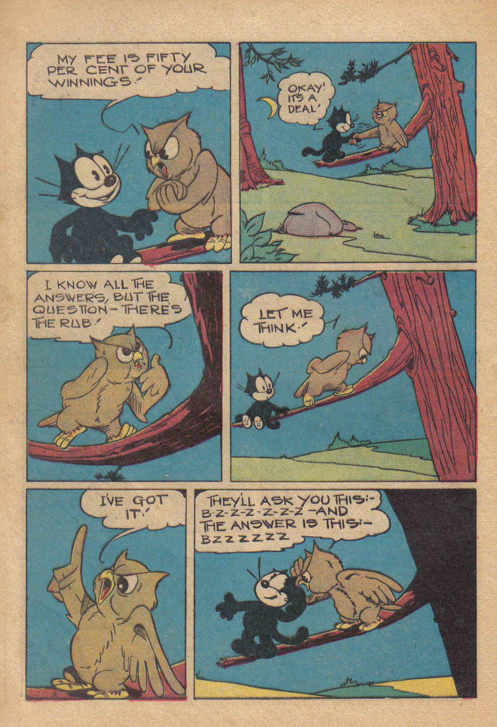 Read online Felix the Cat (1948) comic -  Issue #5 - 40