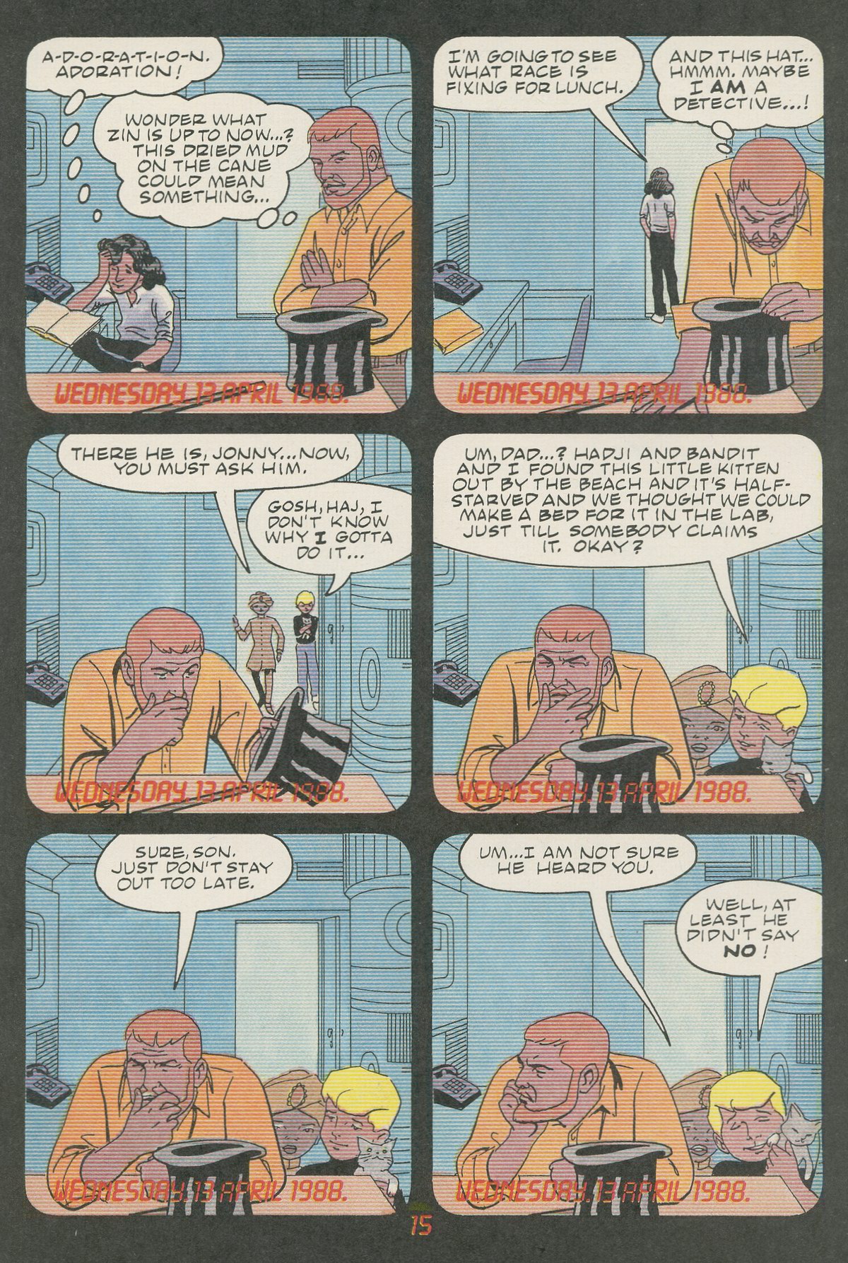 Read online Jonny Quest comic -  Issue #22 - 19