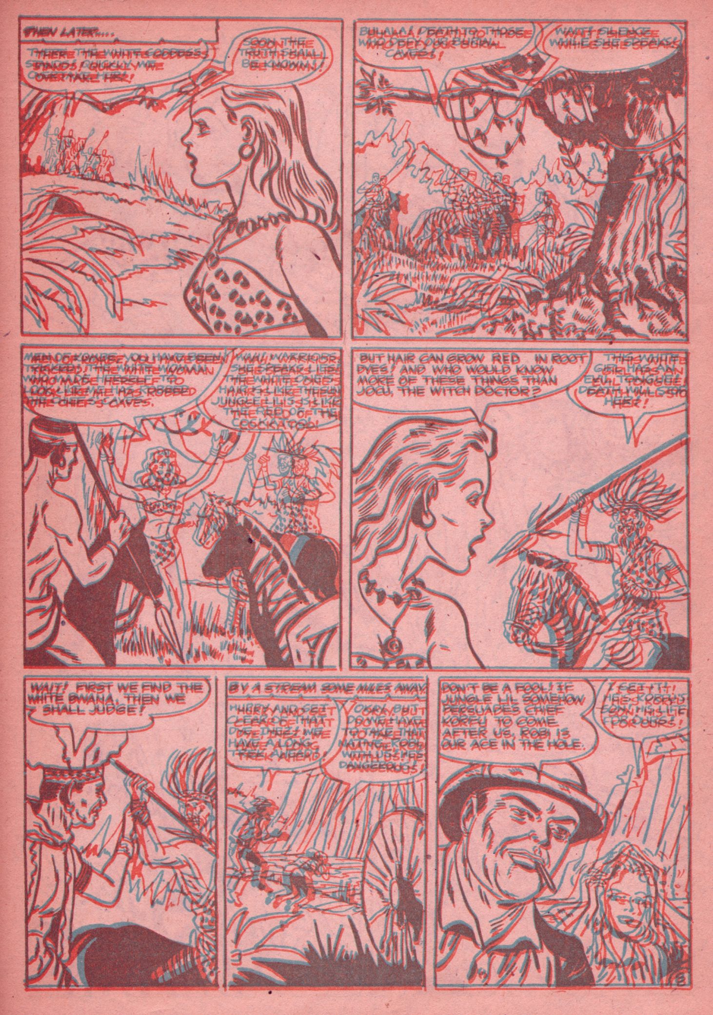 Read online Jungle Thrills 3-D comic -  Issue # Full - 32