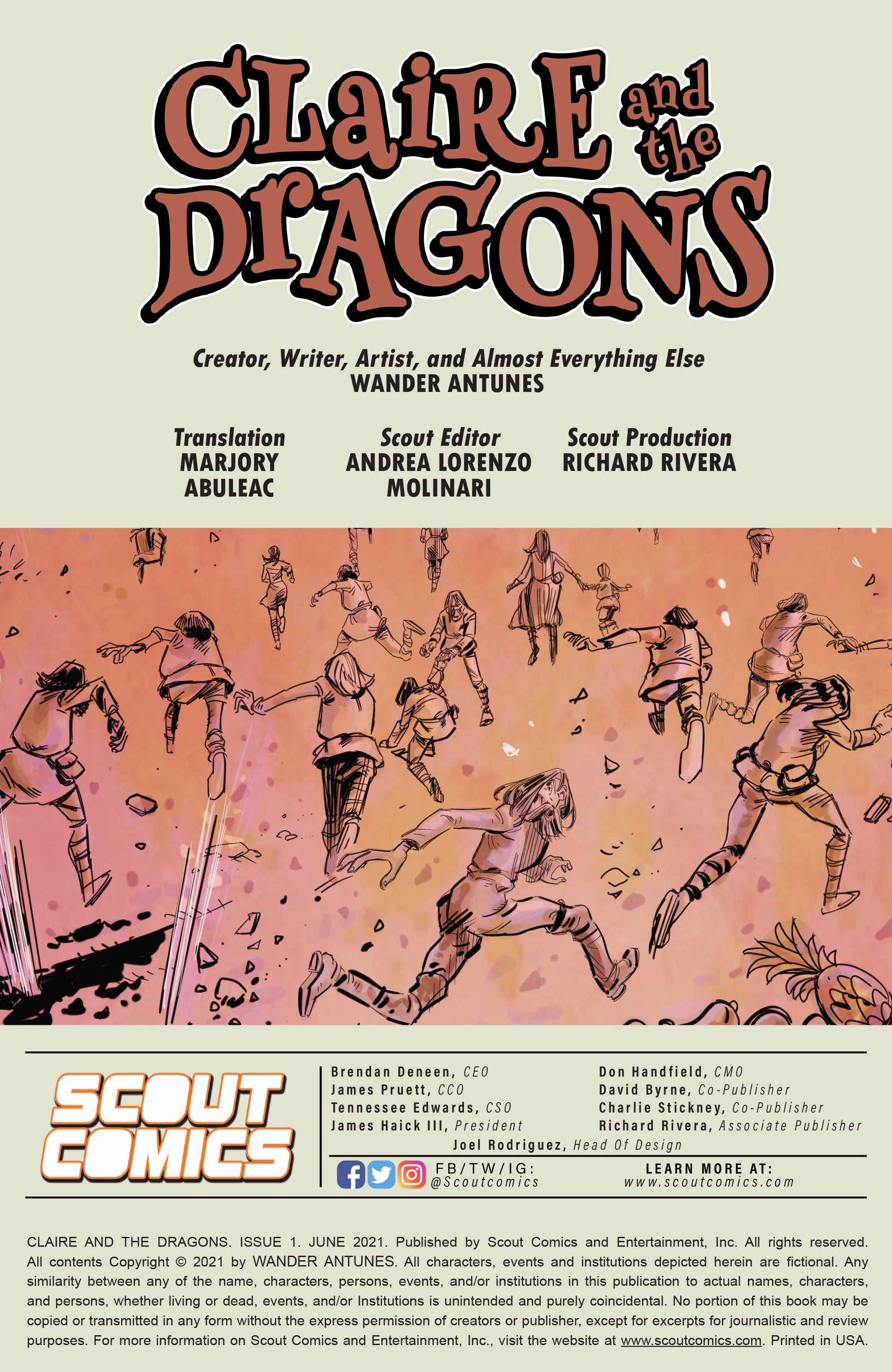 Read online Claire and the Dragons comic -  Issue #1 - 2