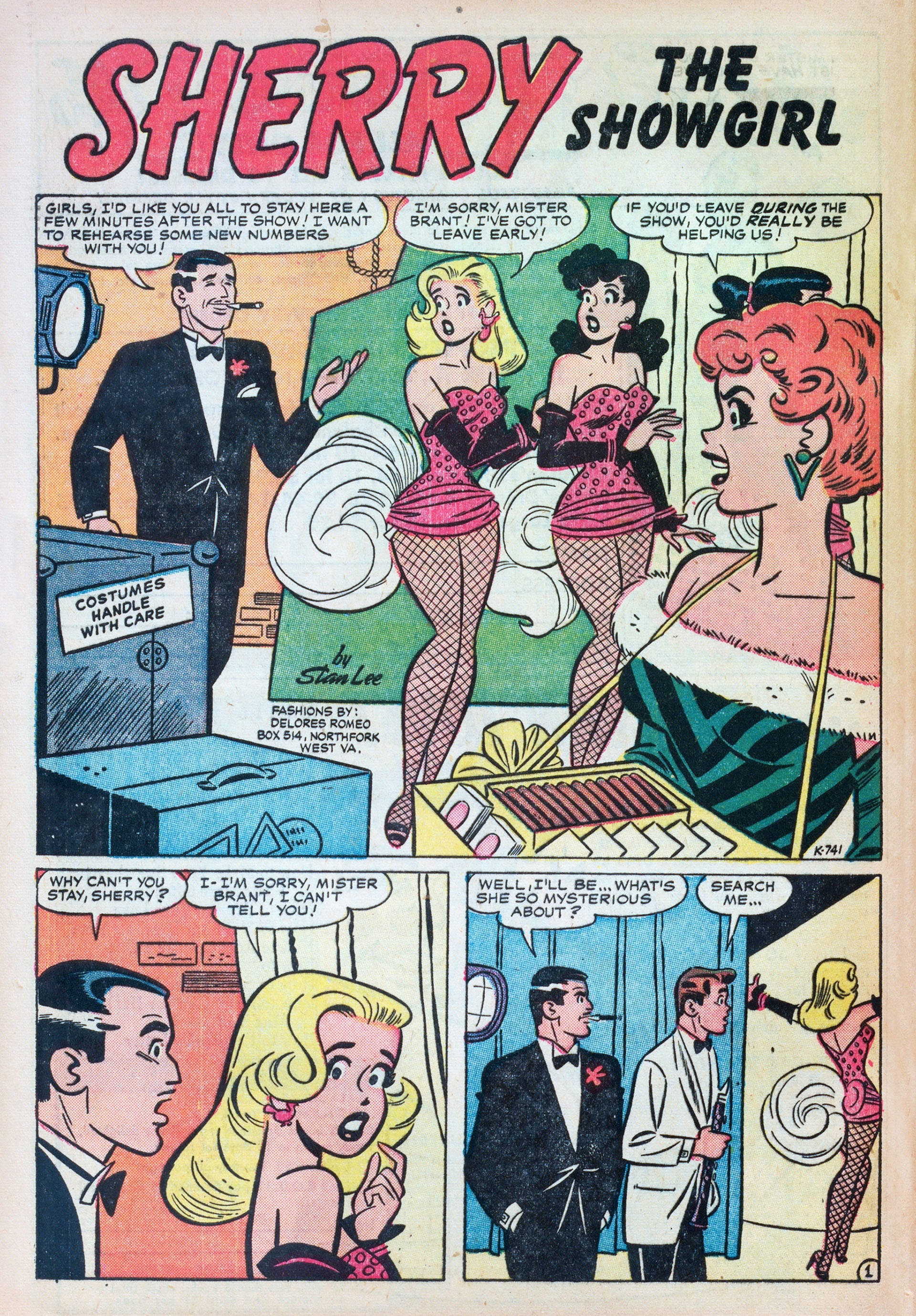 Read online Sherry the Showgirl (1956) comic -  Issue #3 - 28