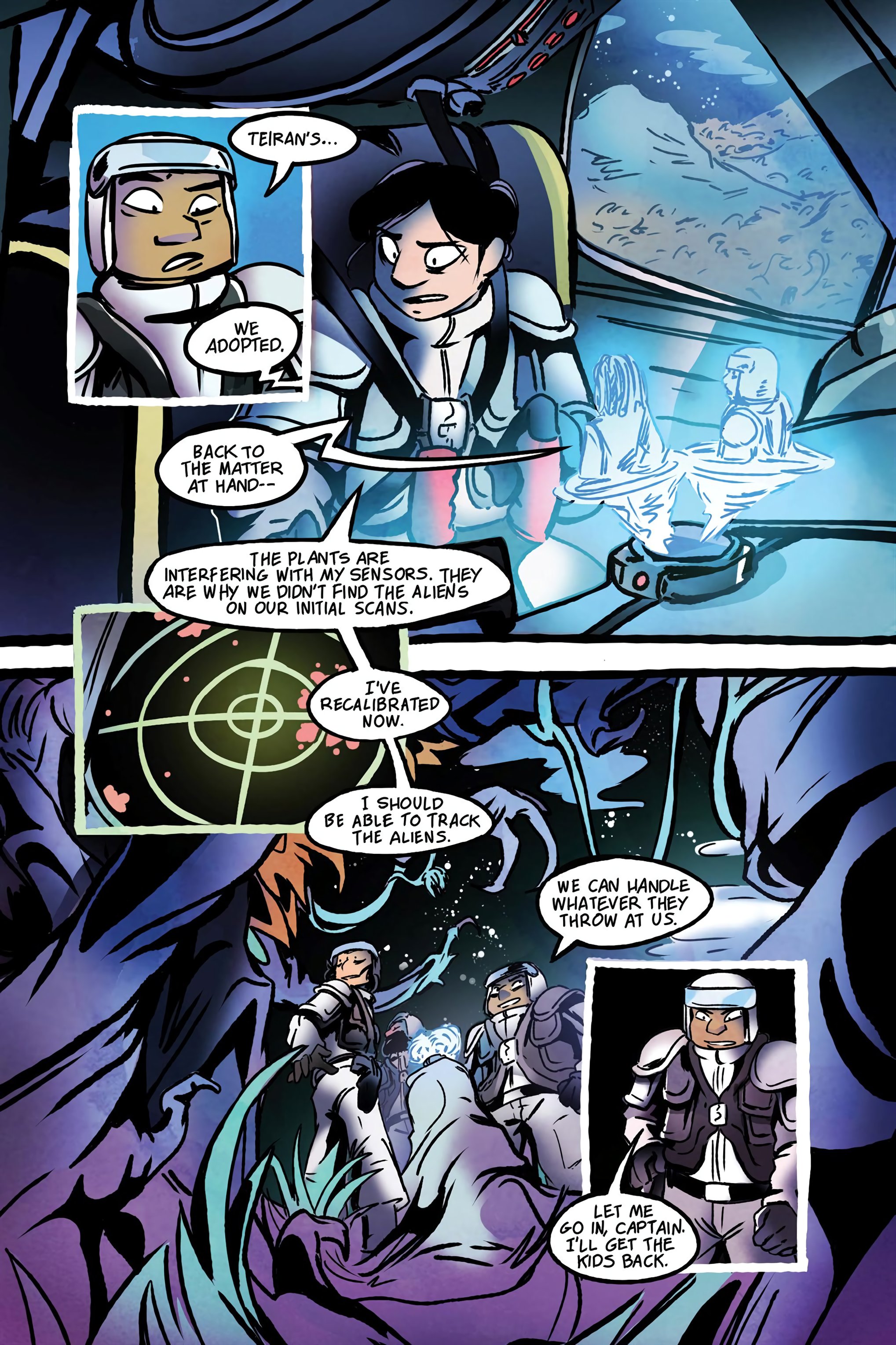 Read online Cosmic Cadets: Contact! comic -  Issue # TPB (Part 1) - 76