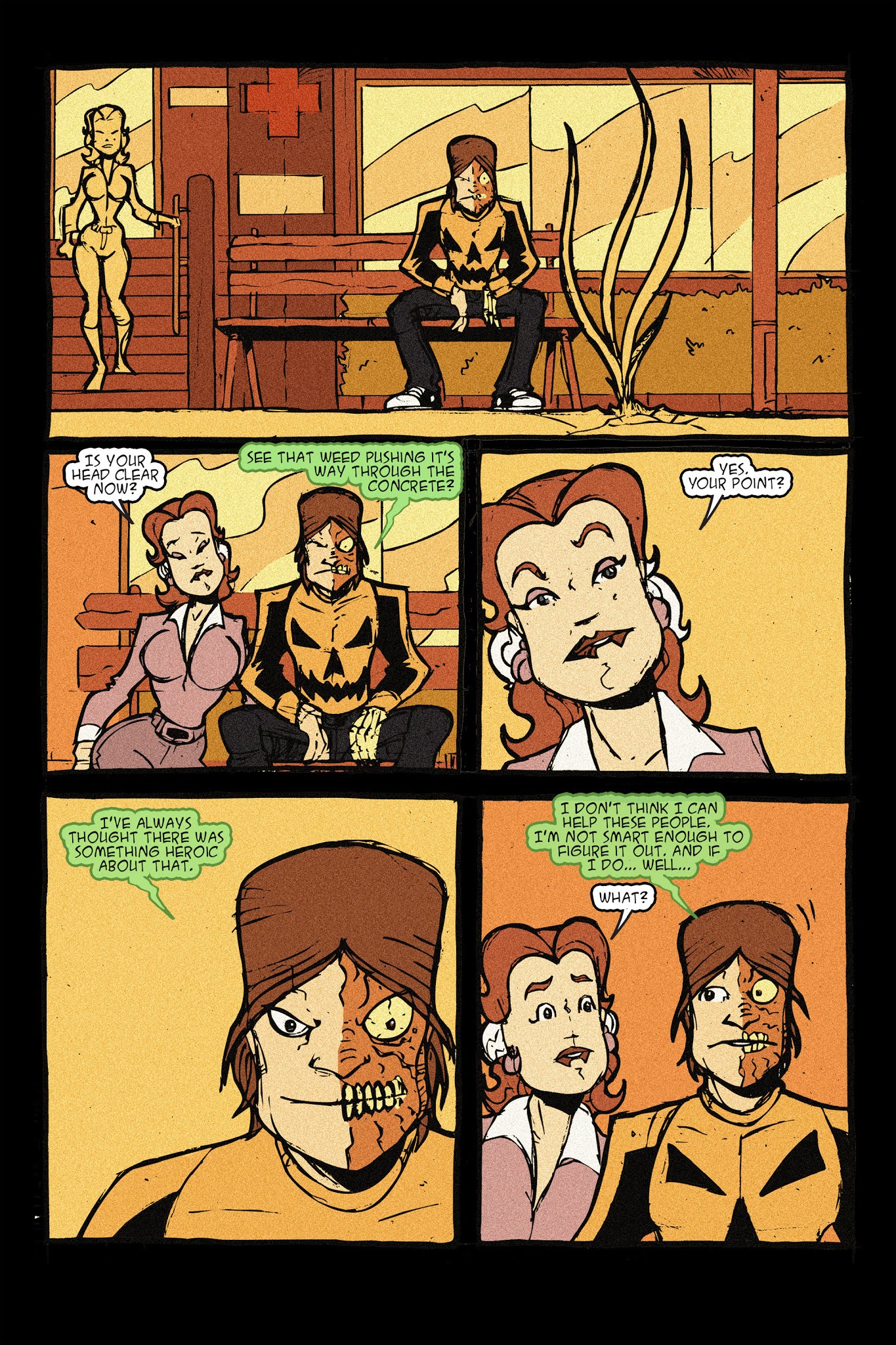 Read online Halloween Man vs. the Invisible Man comic -  Issue # TPB - 37