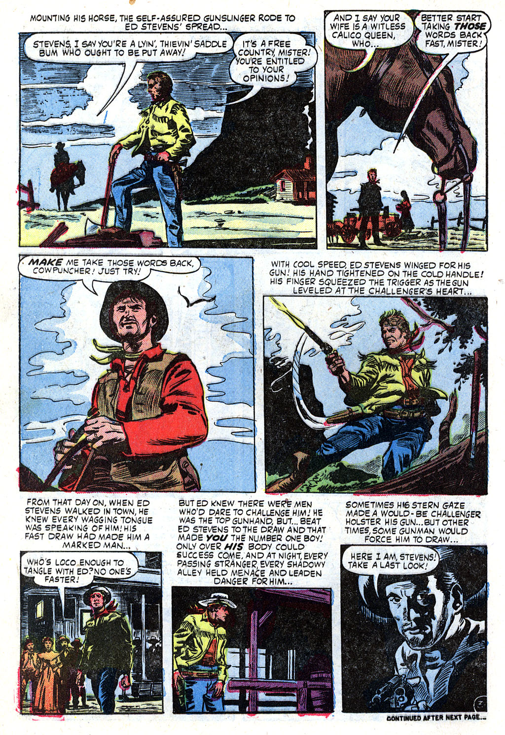 Read online Western Outlaws (1954) comic -  Issue #5 - 12