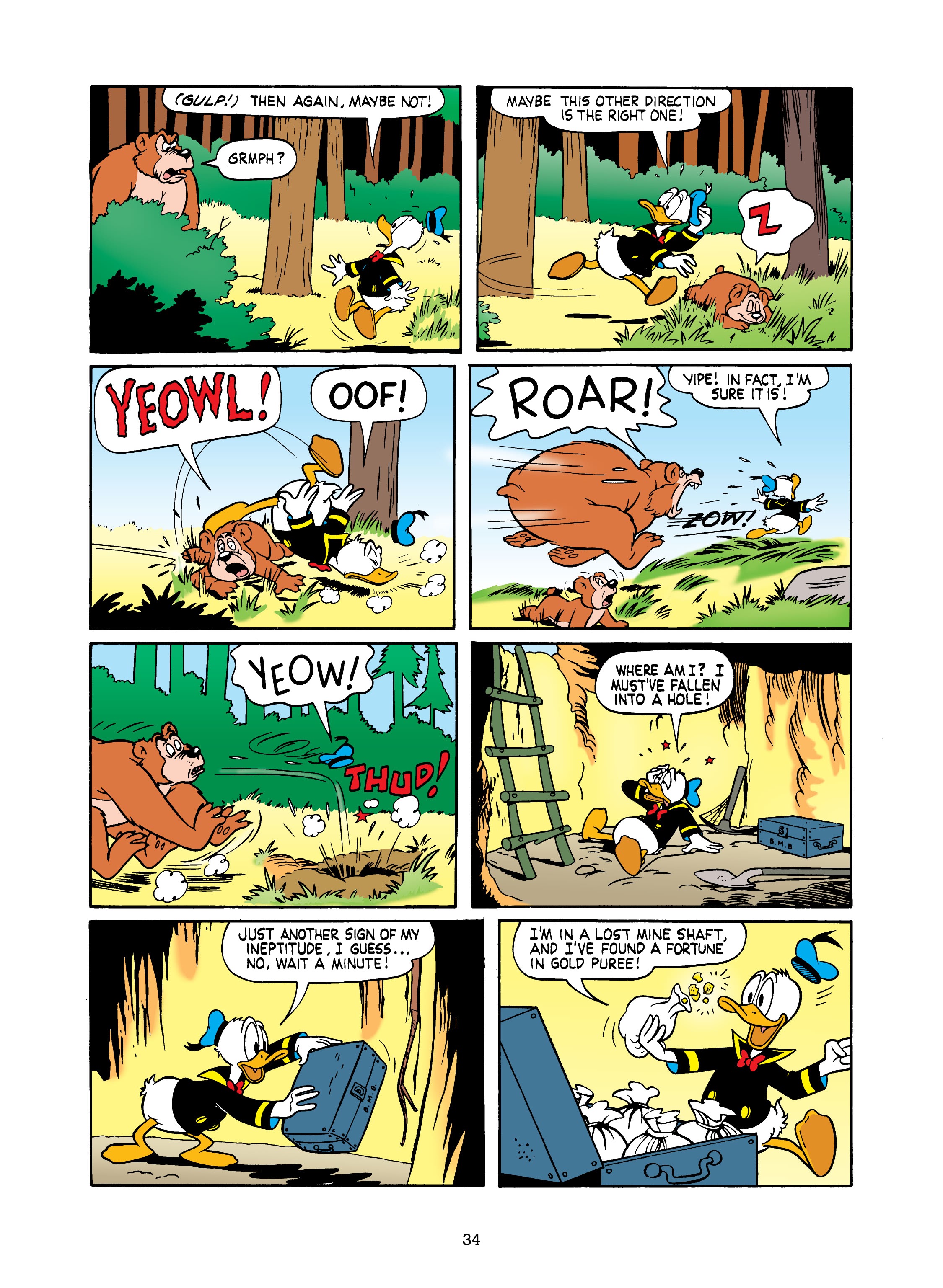 Read online Walt Disney's Uncle Scrooge & Donald Duck: Bear Mountain Tales comic -  Issue # TPB (Part 1) - 34