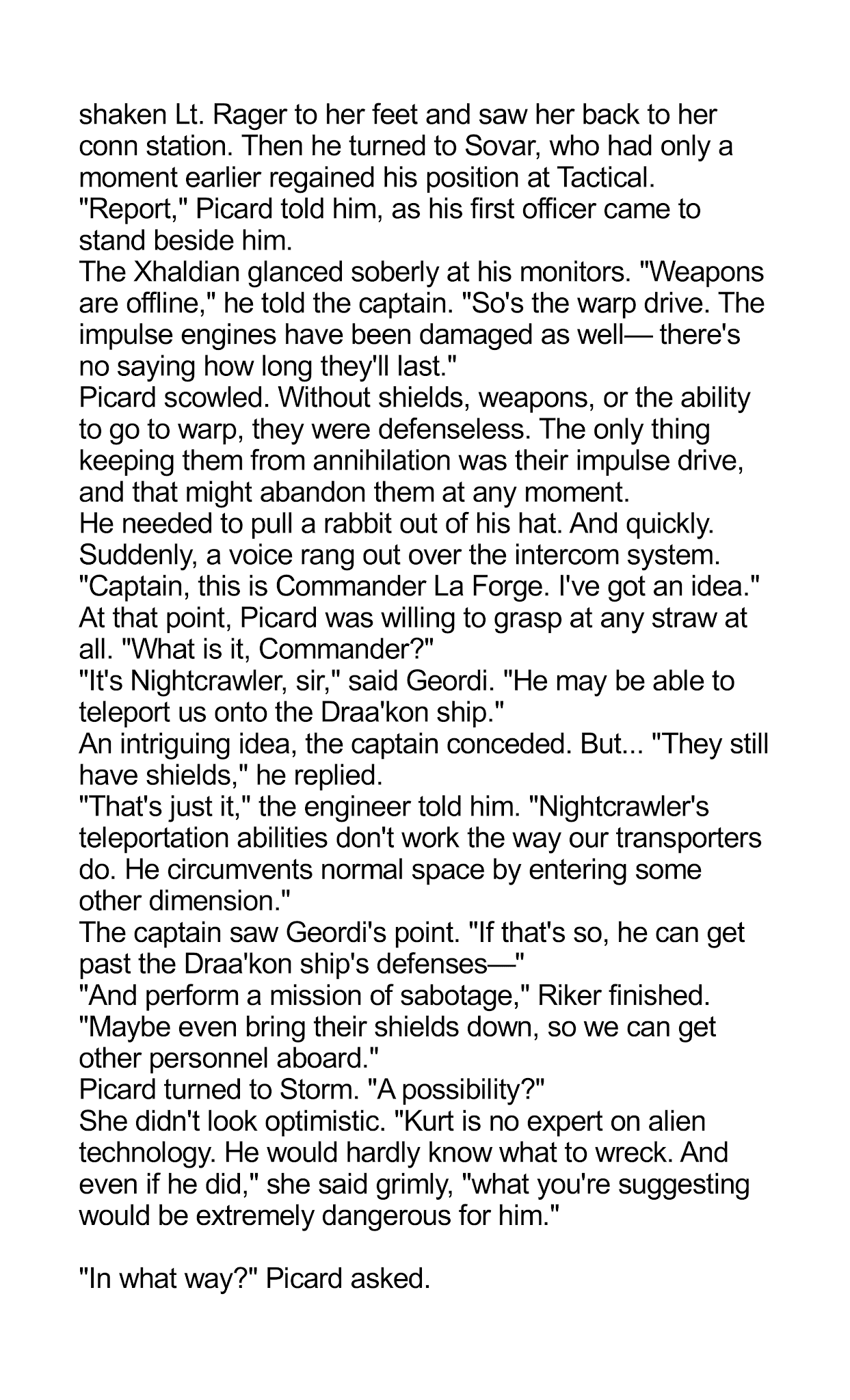 Read online Star Trek: The Next Generation/X-Men: Planet X comic -  Issue # TPB (Part 2) - 51