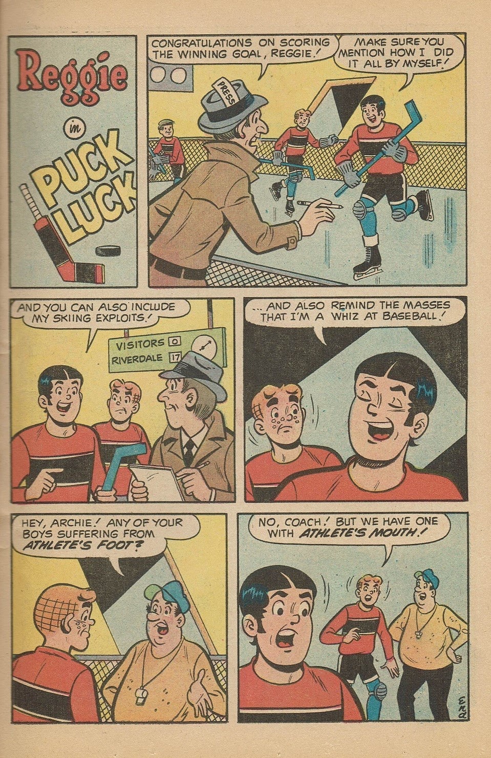 Read online Reggie's Wise Guy Jokes comic -  Issue #17 - 15
