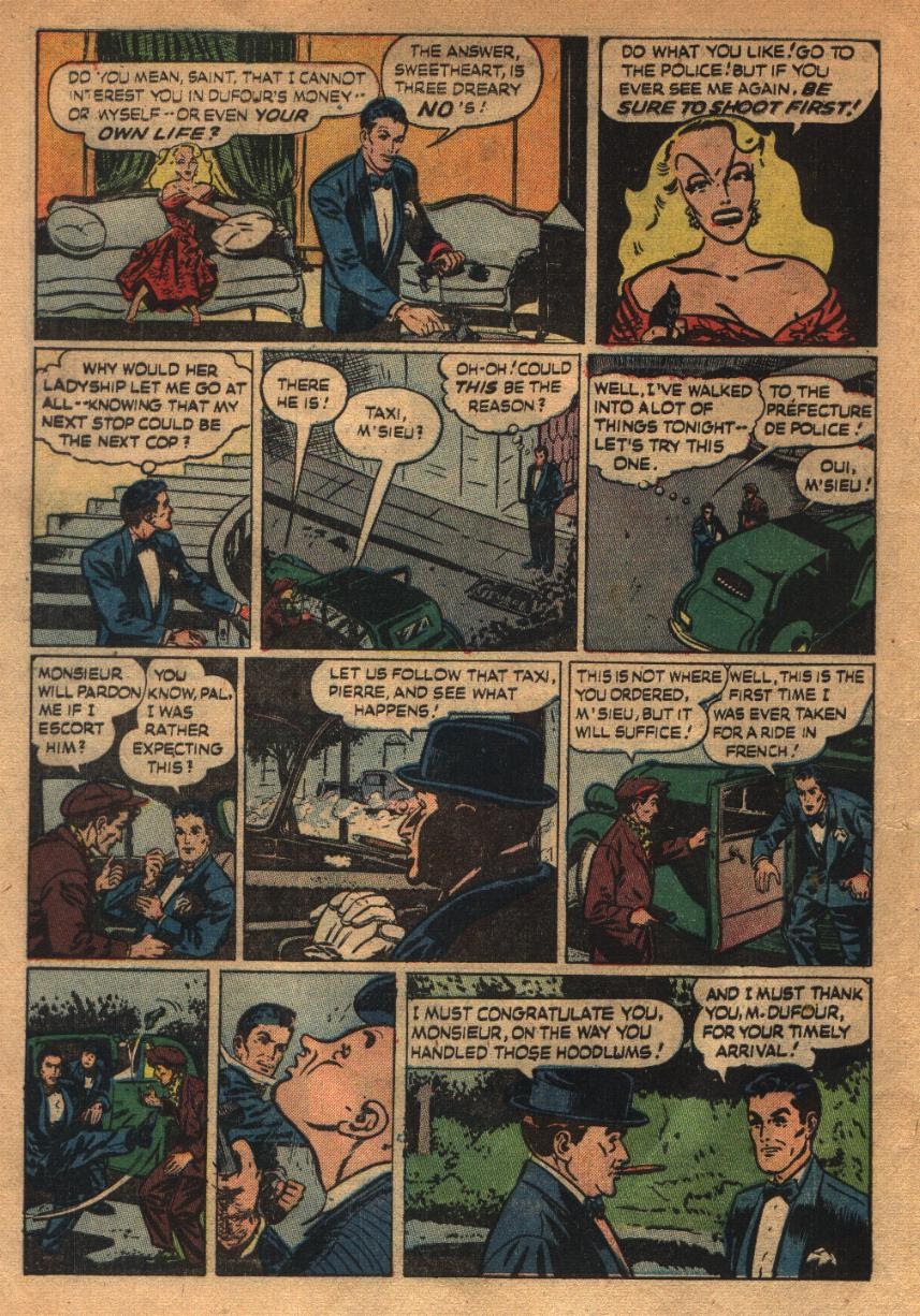 Read online The Saint (1947) comic -  Issue #10 - 6