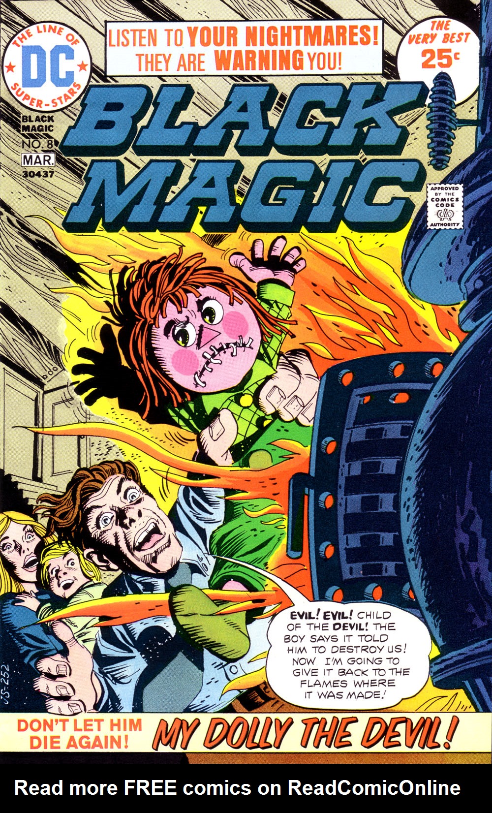 Read online Black Magic (1973) comic -  Issue #8 - 1