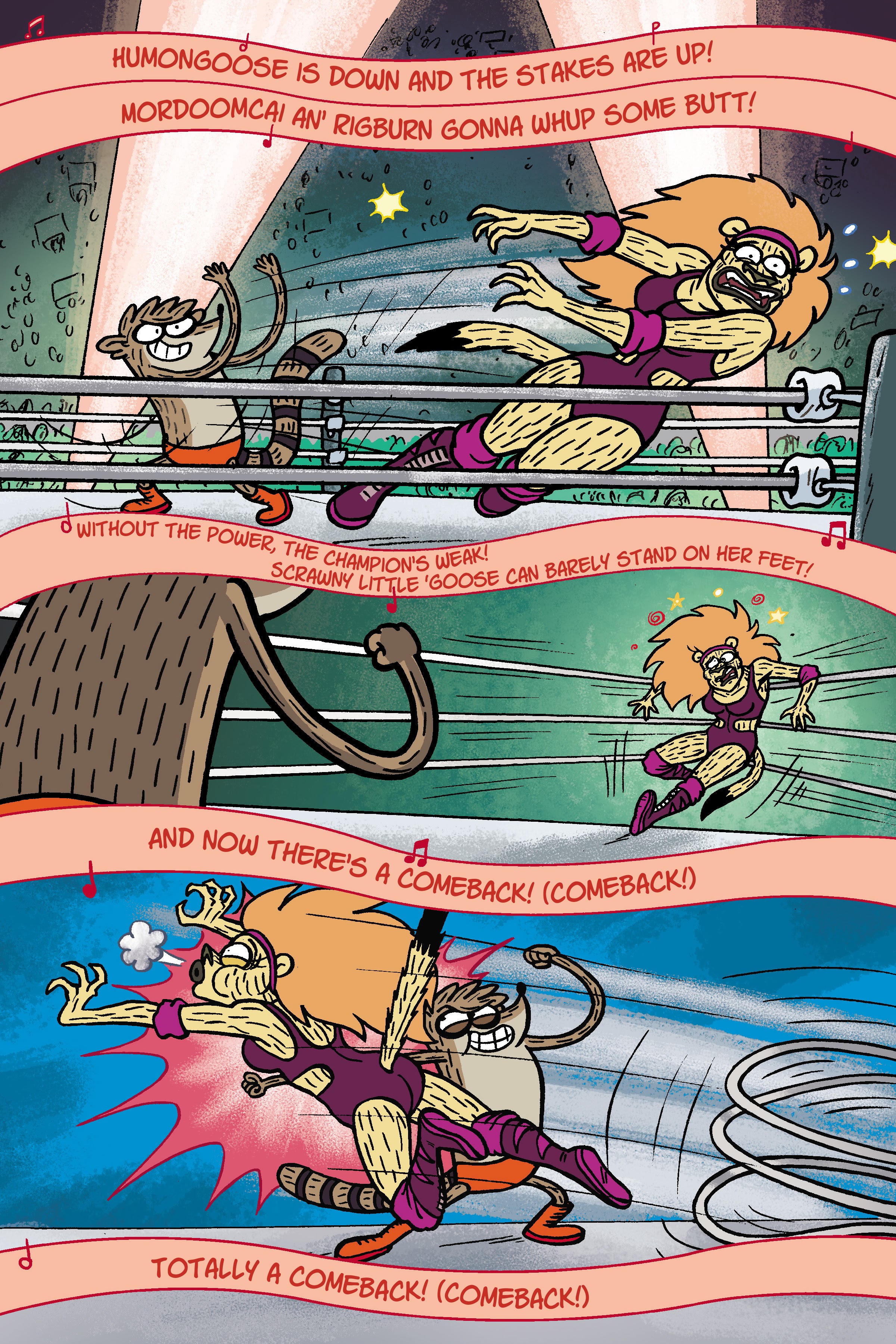 Read online Regular Show: Wrasslesplosion comic -  Issue # TPB - 100