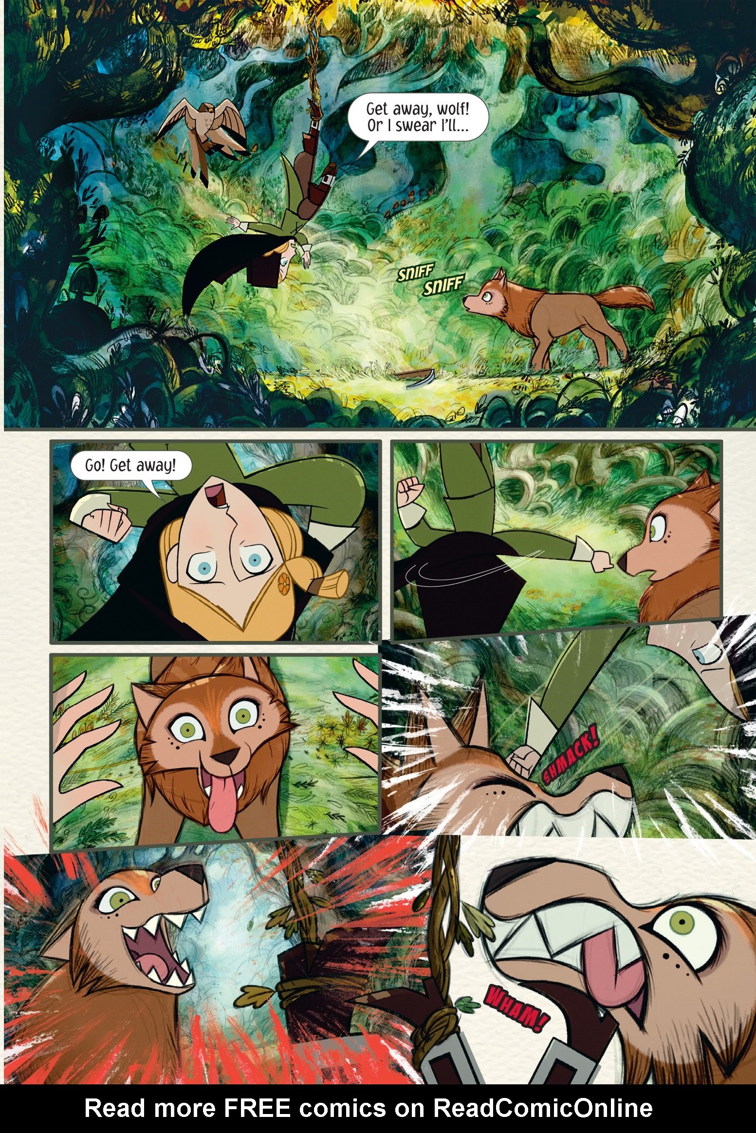 Read online Wolfwalkers: The Graphic Novel comic -  Issue # TPB (Part 1) - 74