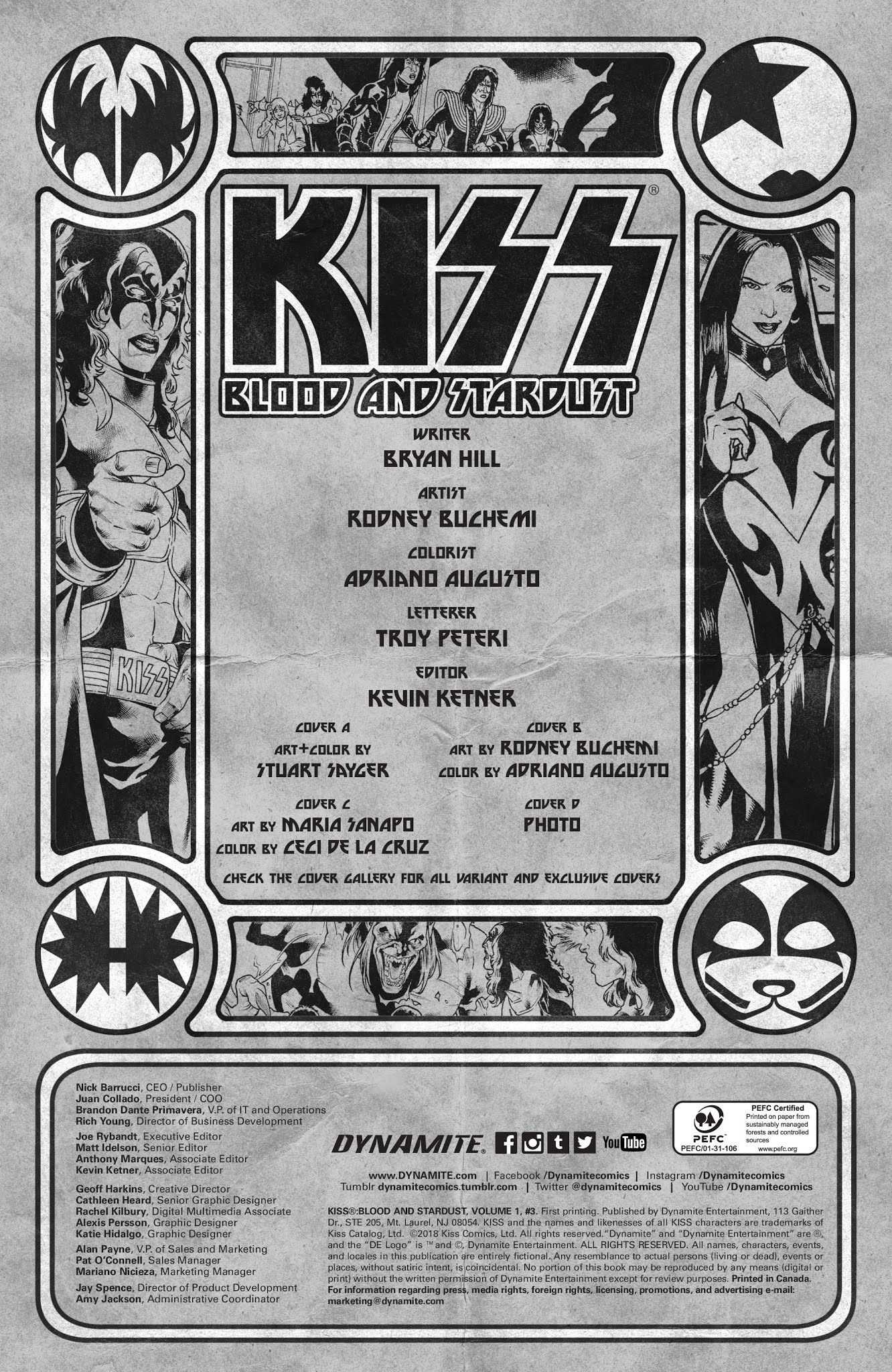 Read online KISS: Blood and Stardust comic -  Issue #3 - 5