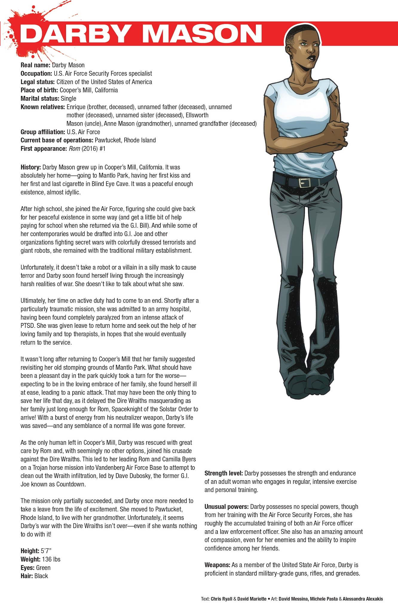 Read online Hasbro Heroes Sourcebook comic -  Issue #2 - 28