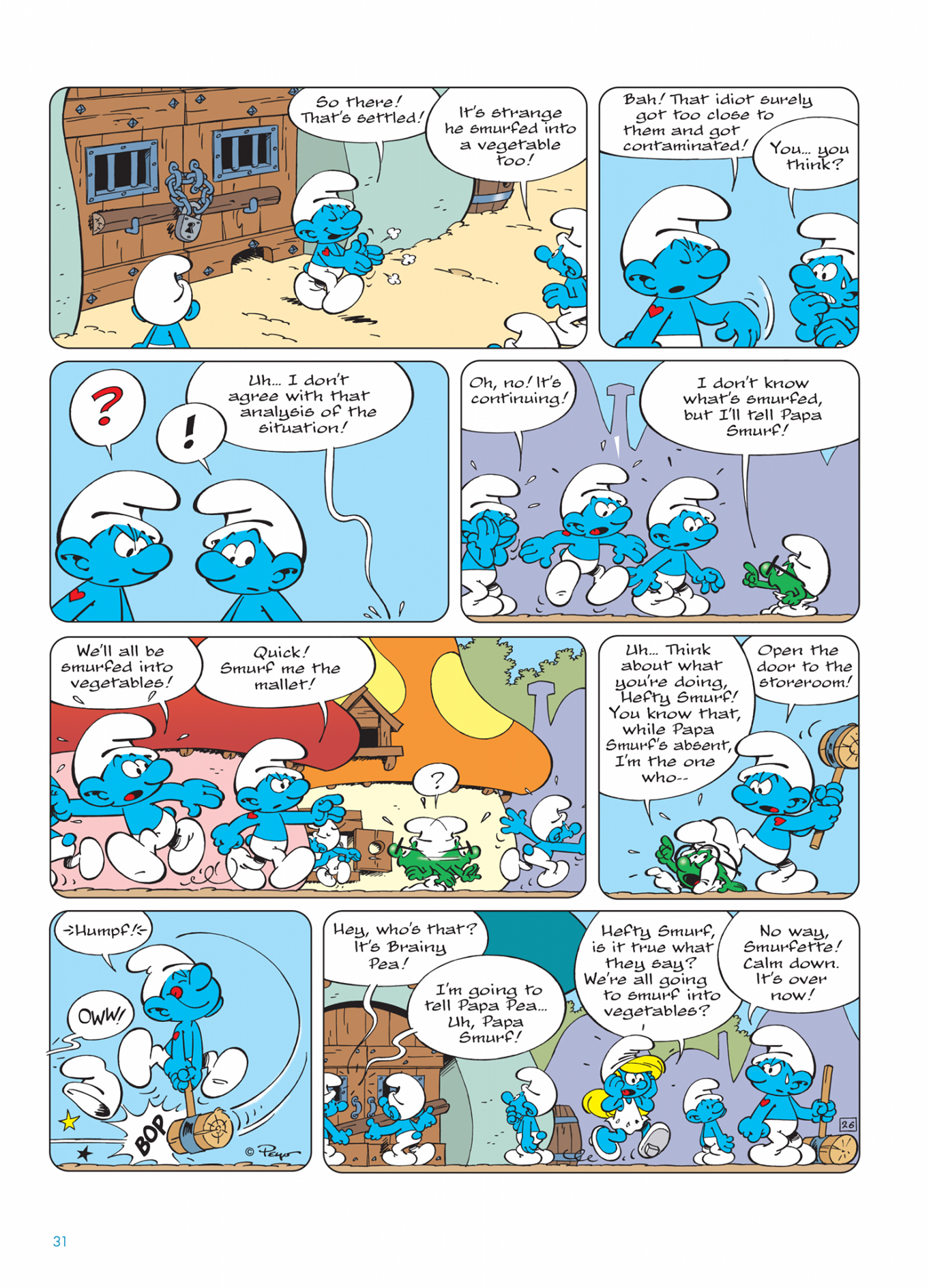 Read online The Smurfs comic -  Issue #26 - 31