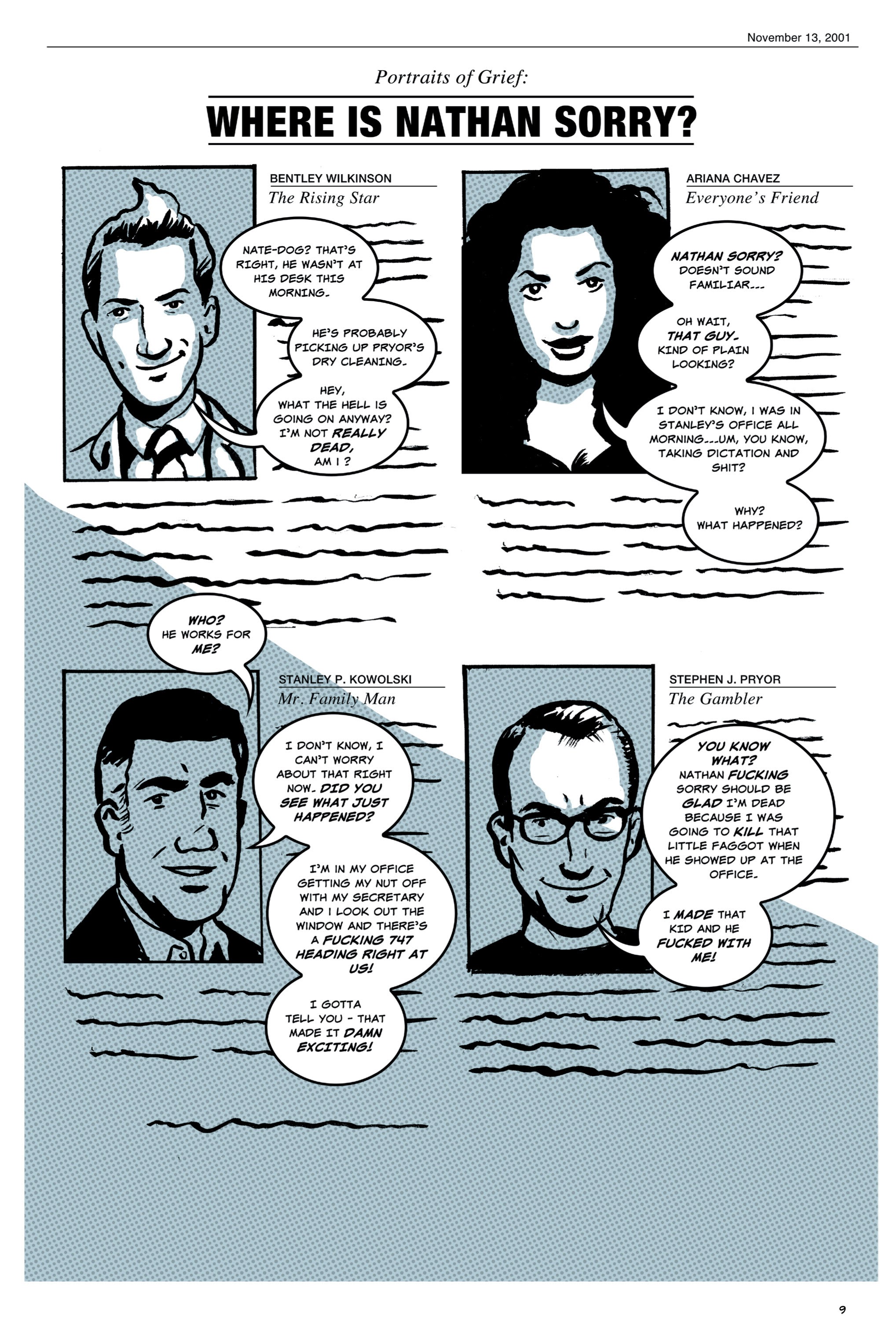 Read online Nathan Sorry comic -  Issue #1 - 9