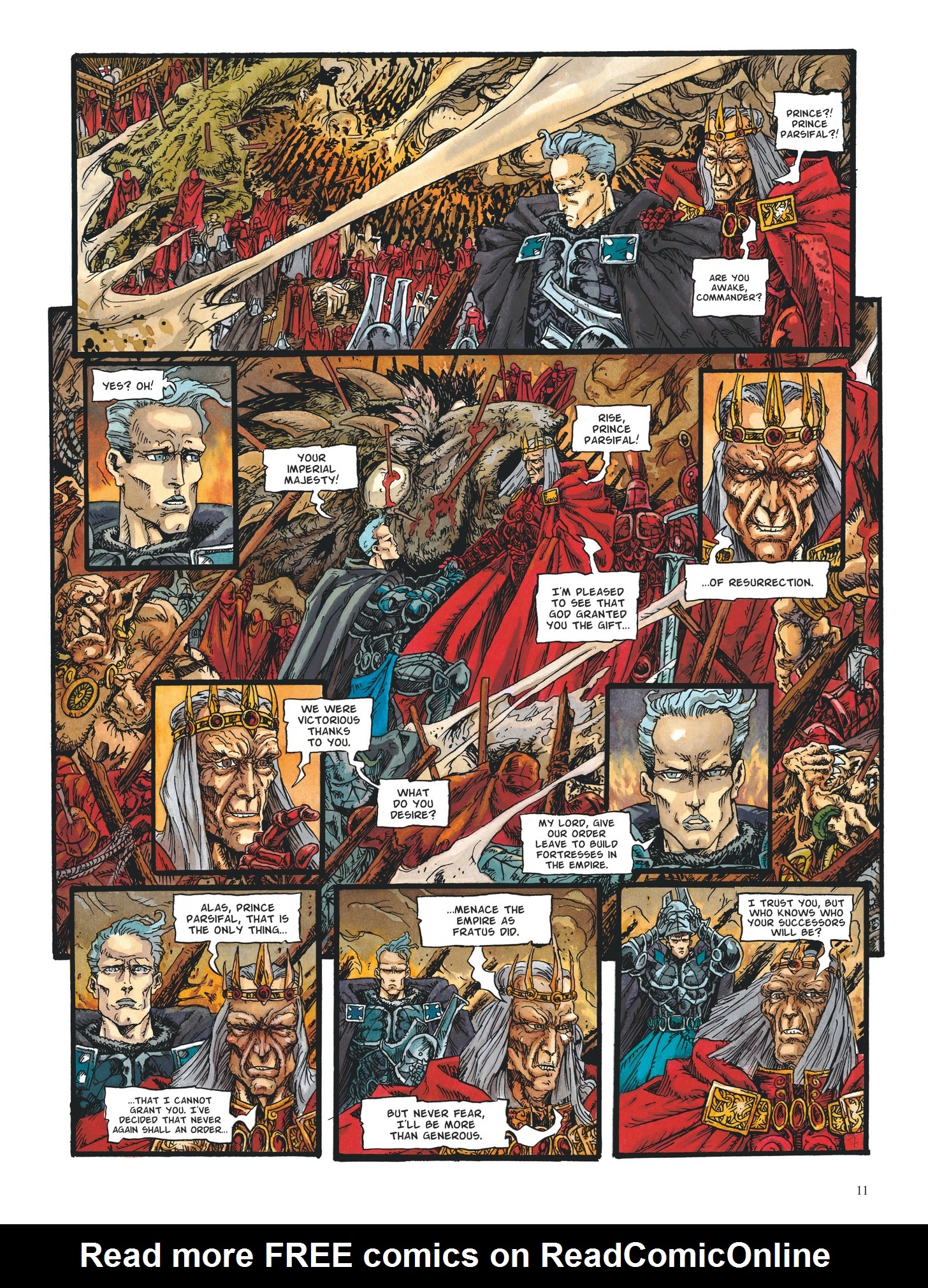 Read online The Black Moon Chronicles comic -  Issue #6 - 9