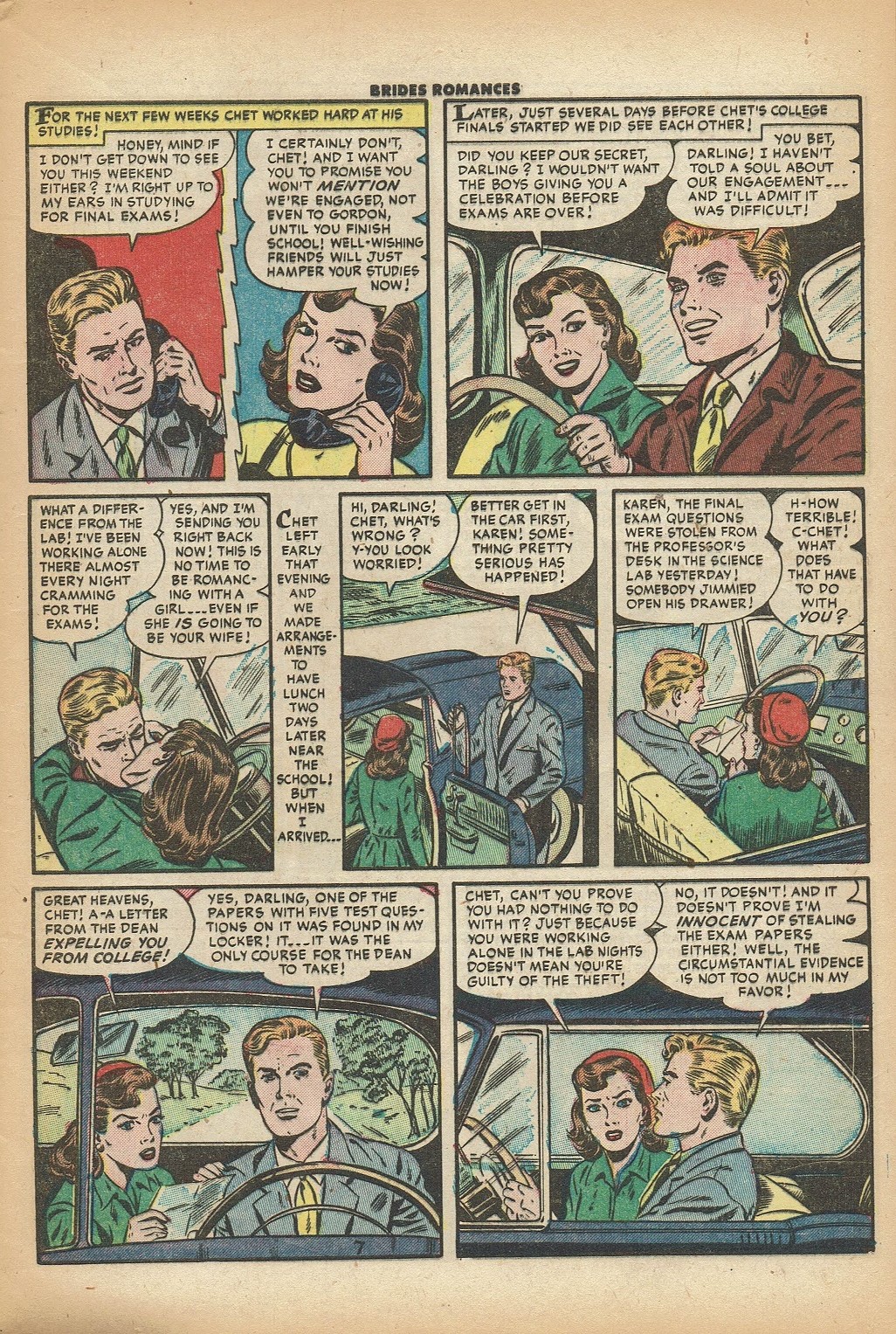 Read online Brides Romances comic -  Issue #8 - 9