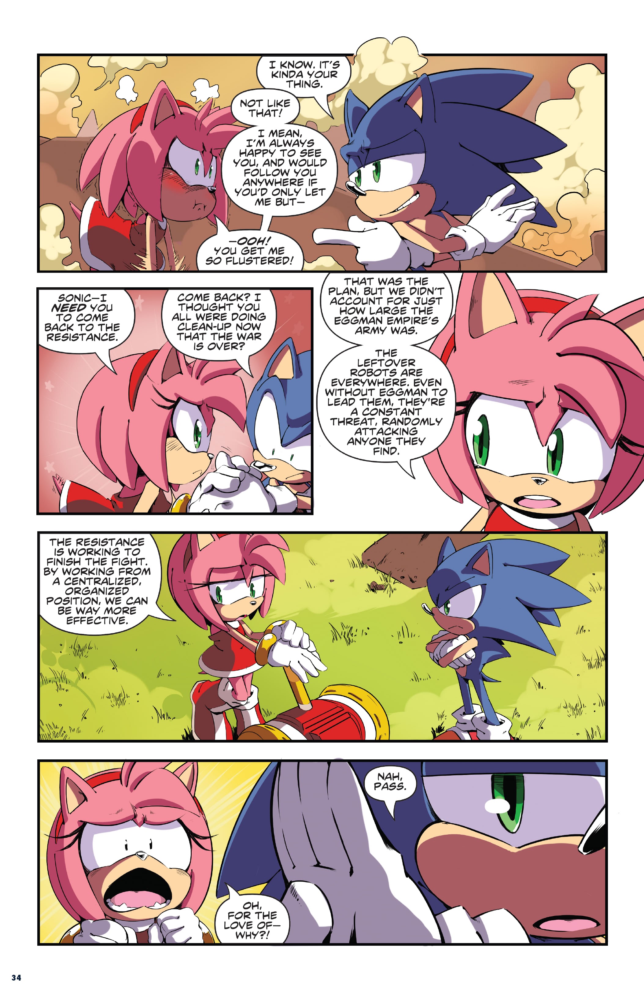 Read online Sonic the Hedgehog (2018) comic -  Issue # _The IDW Collection 1 (Part 1) - 33