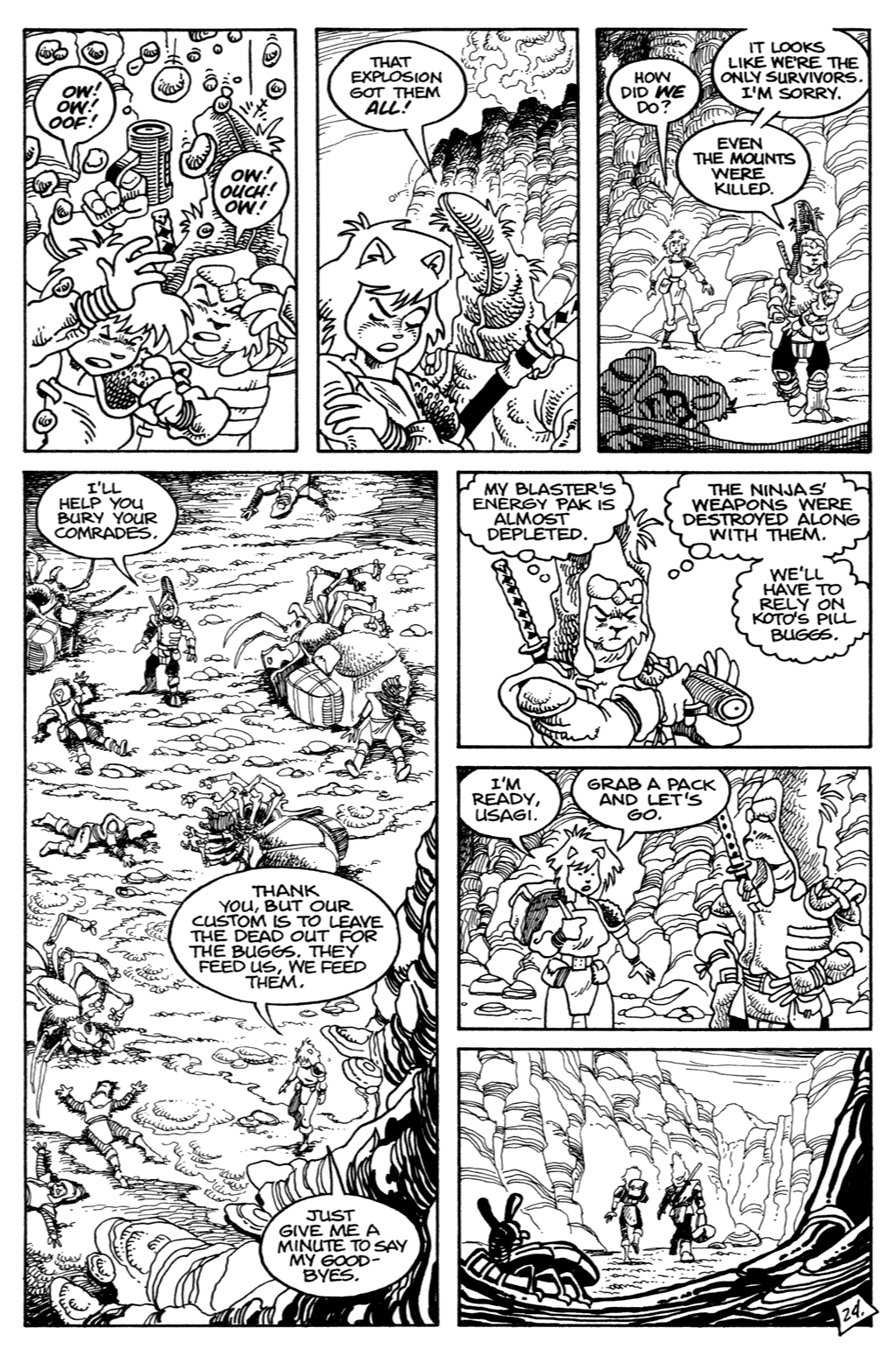Read online Space Usagi comic -  Issue #2 - 26