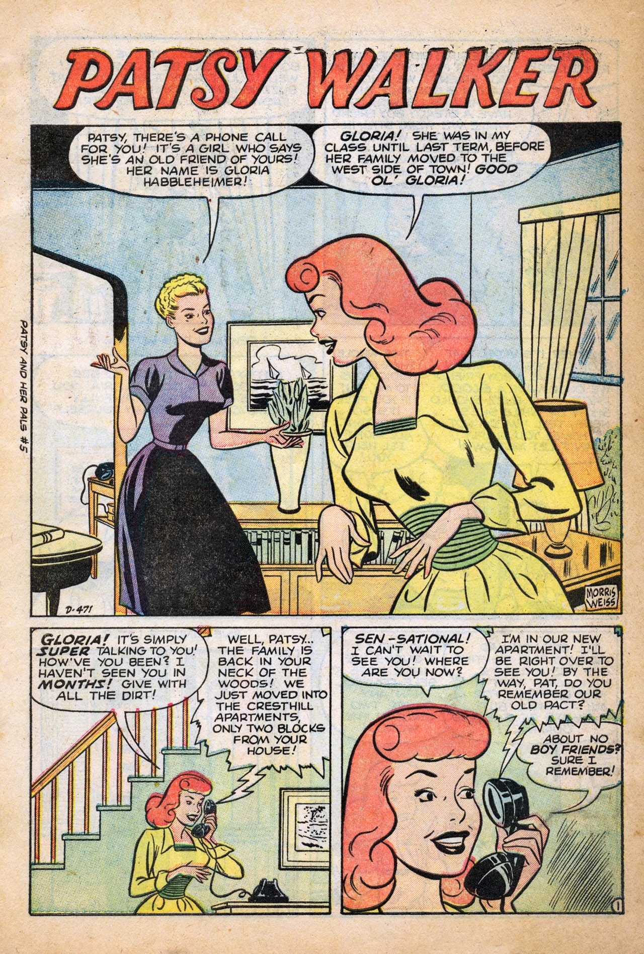 Read online Patsy and her Pals comic -  Issue #5 - 3