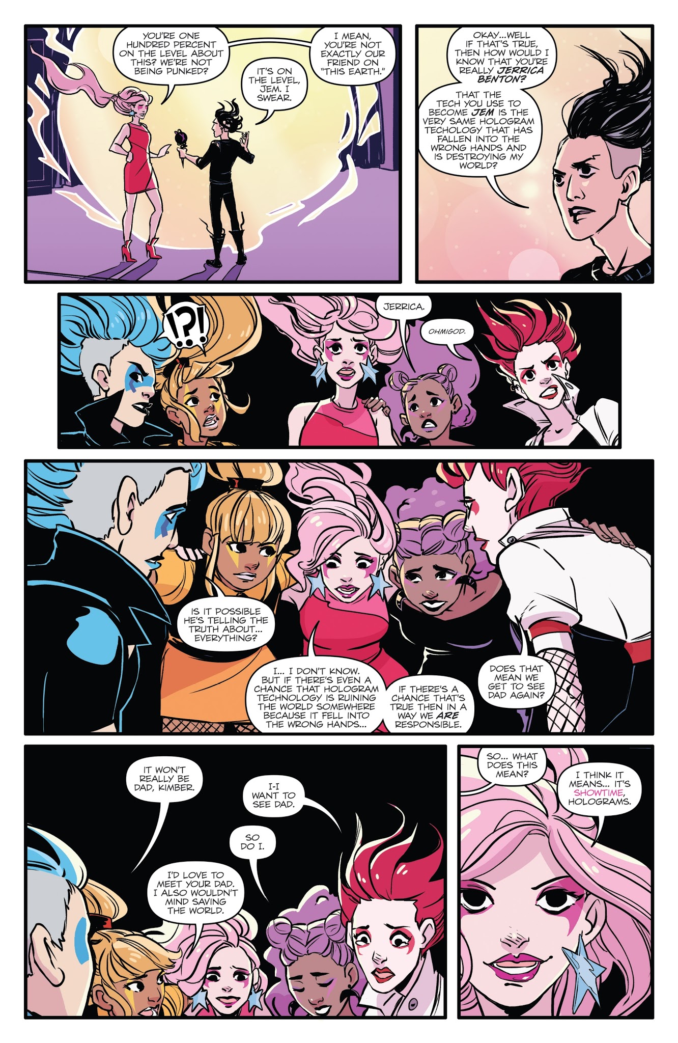 Read online Jem and the Holograms: Infinite comic -  Issue #1 - 21