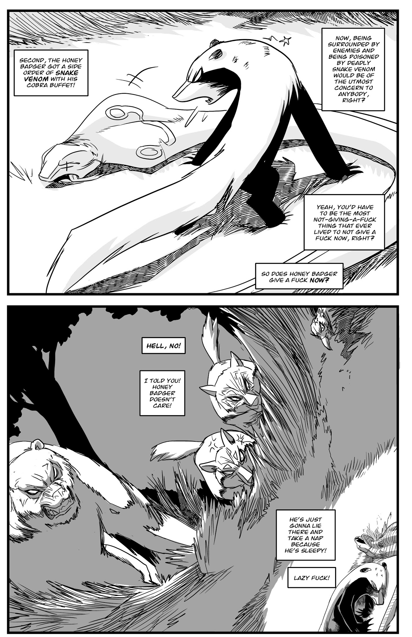 Read online Honey Badger comic -  Issue # Full - 19