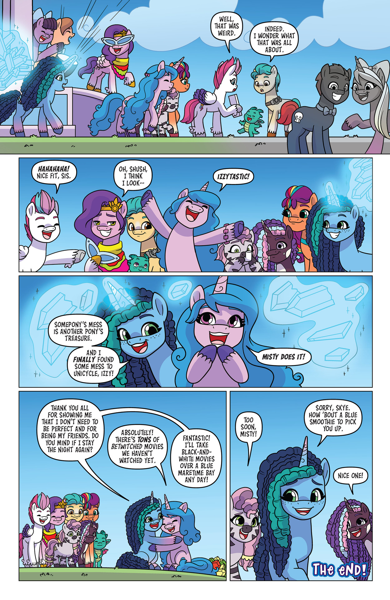Read online My Little Pony: Black, White & Blue comic -  Issue # Full - 31