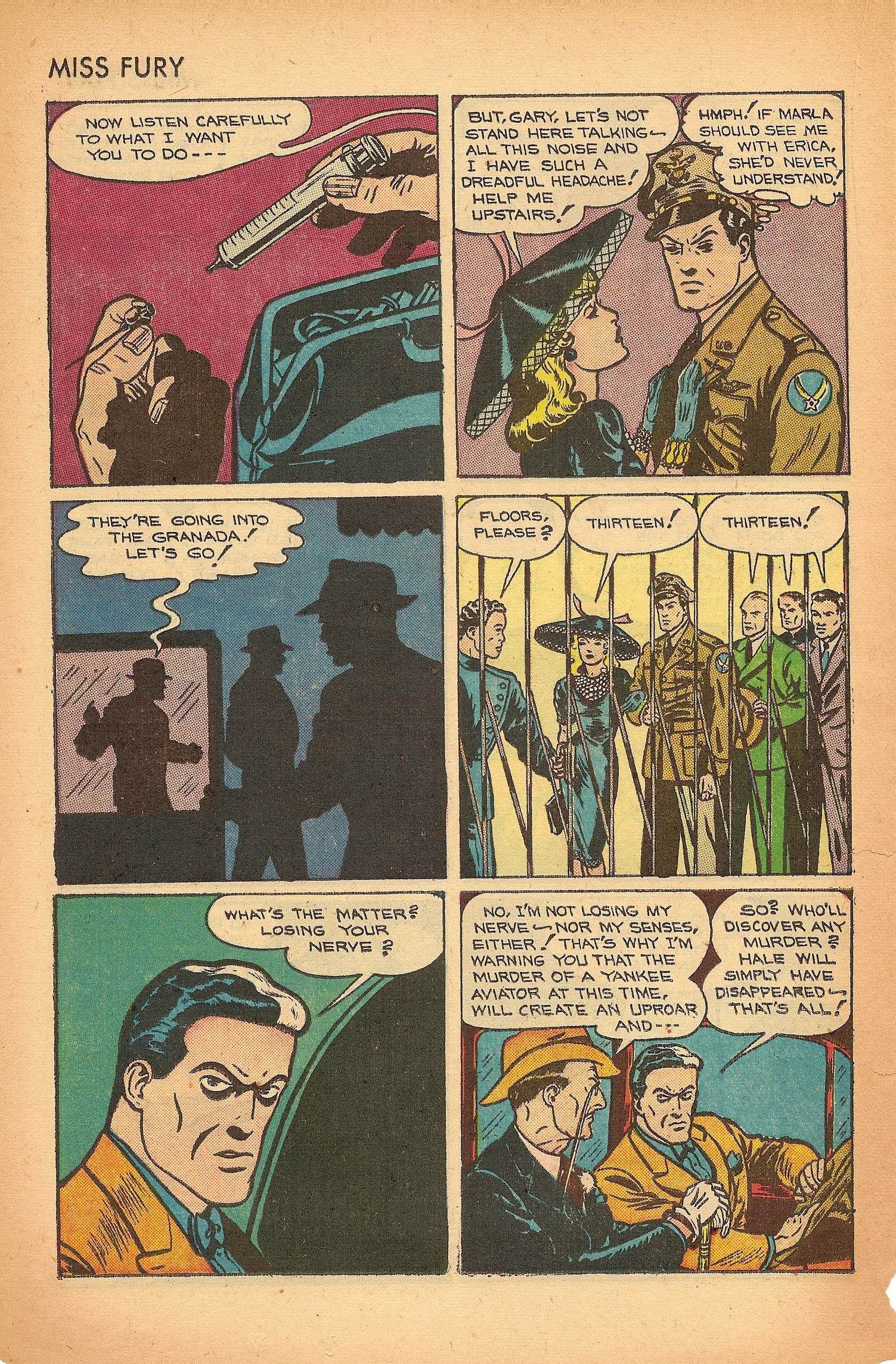 Read online Miss Fury Comics comic -  Issue #7 - 22