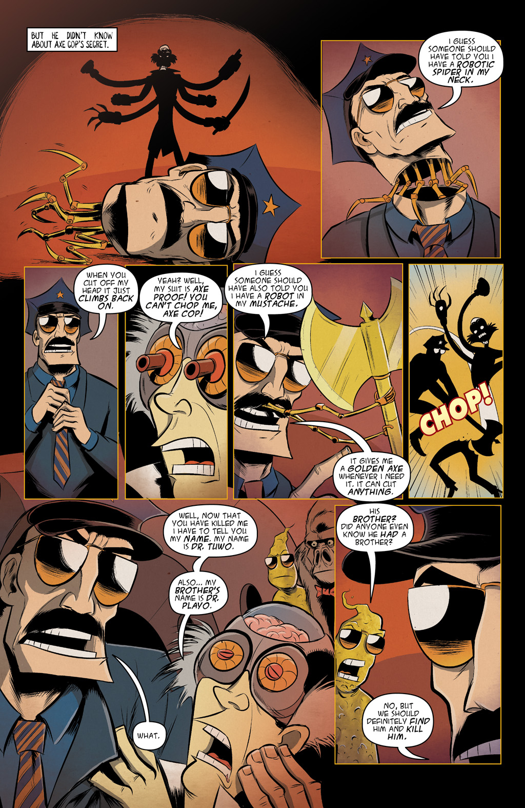 Read online Axe Cop: President of the World comic -  Issue #3 - 12