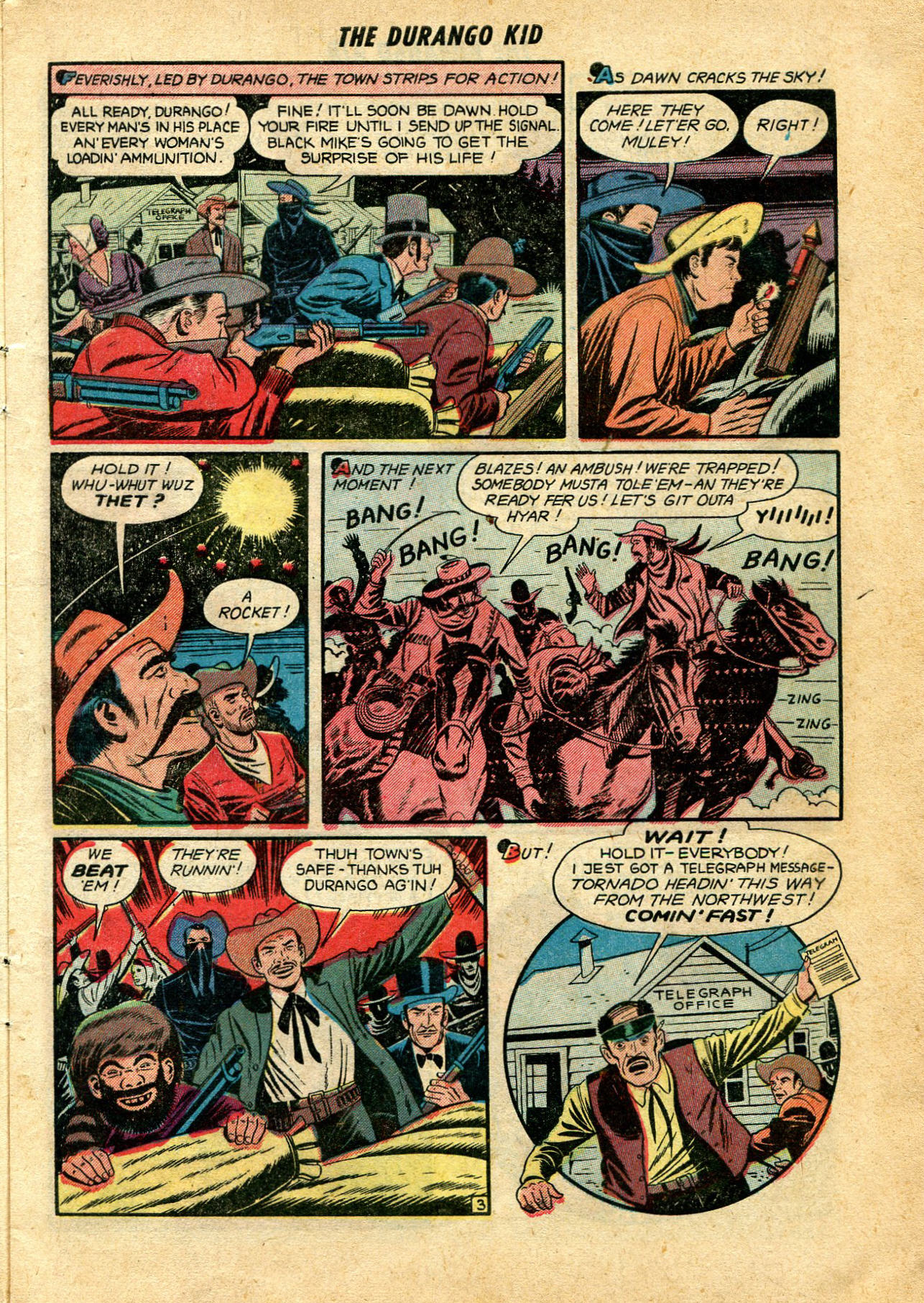 Read online Charles Starrett as The Durango Kid comic -  Issue #22 - 5