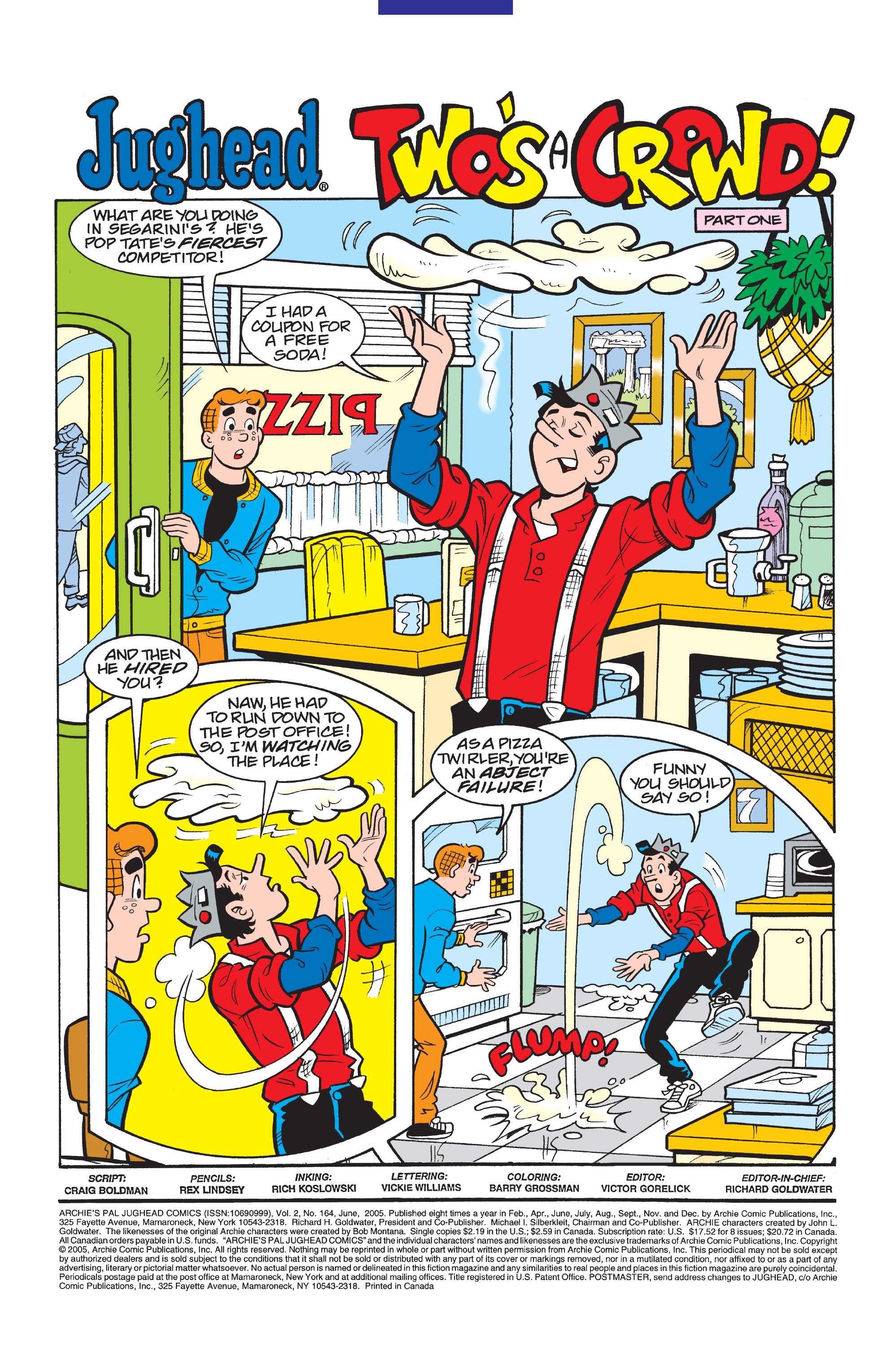 Read online Archie's Pal Jughead Comics comic -  Issue #164 - 2