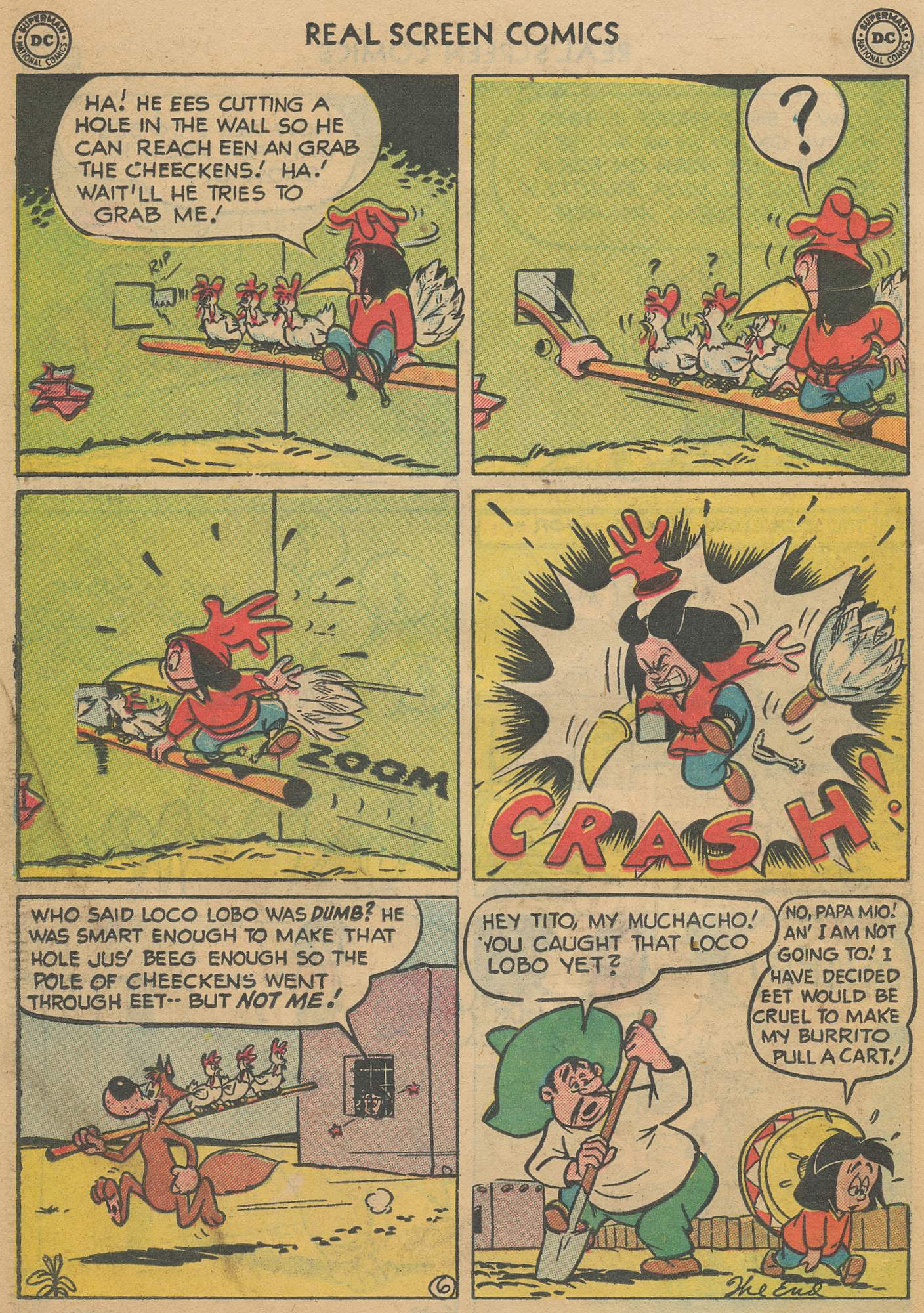 Read online Real Screen Comics comic -  Issue #0 - 9