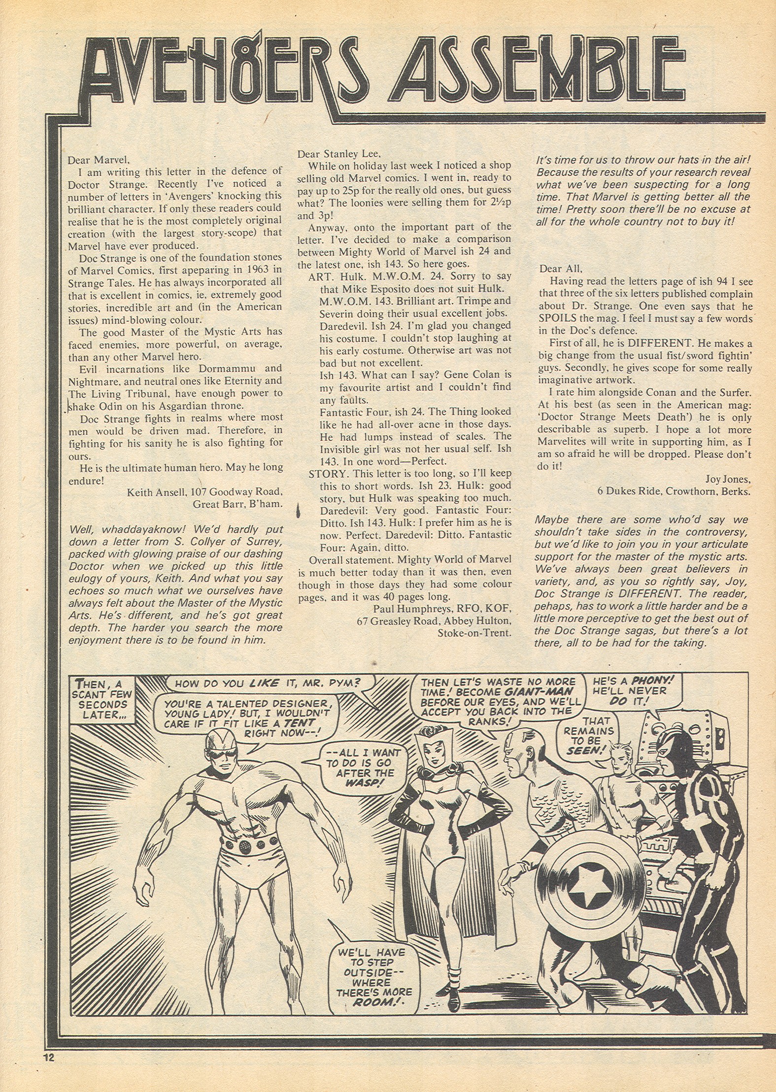 Read online The Avengers (1973) comic -  Issue #106 - 12