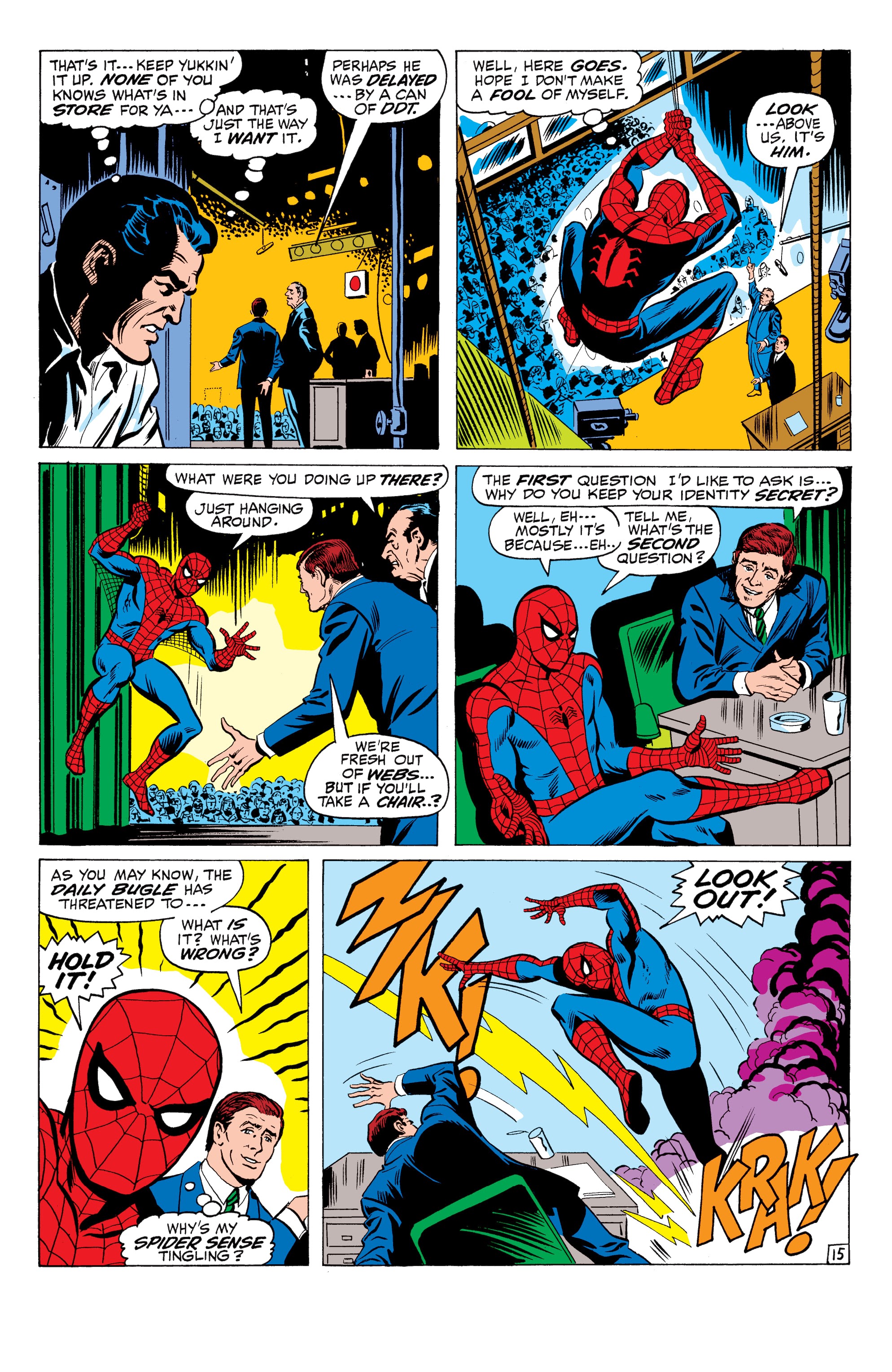 Read online Amazing Spider-Man Epic Collection comic -  Issue # The Secret of the Petrified Tablet (Part 4) - 63